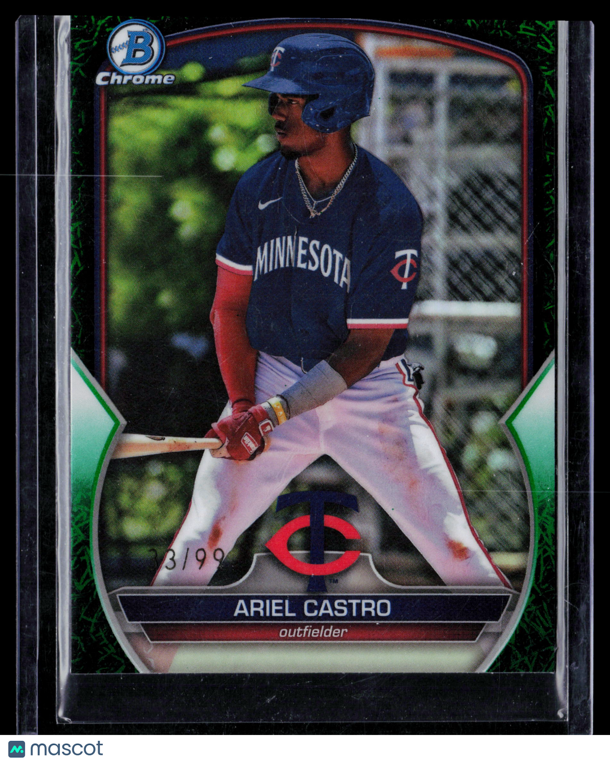 2023 Bowman Chrome Ariel Castro #BDC-150 Green Refractor 3/99