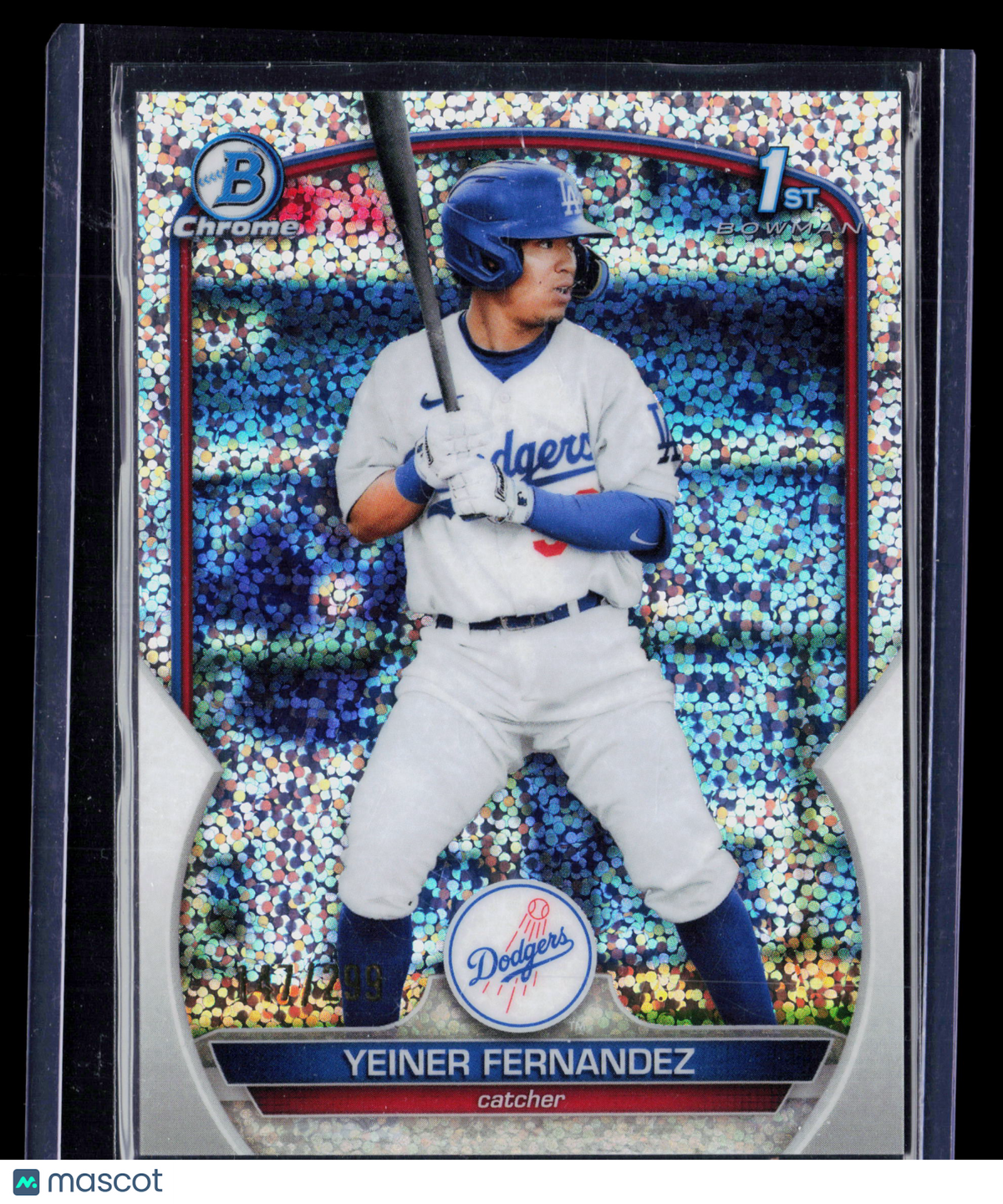 2023 Bowman Chrome Yeiner Fernandez #BCP-138 Speckle Refractor 47/299