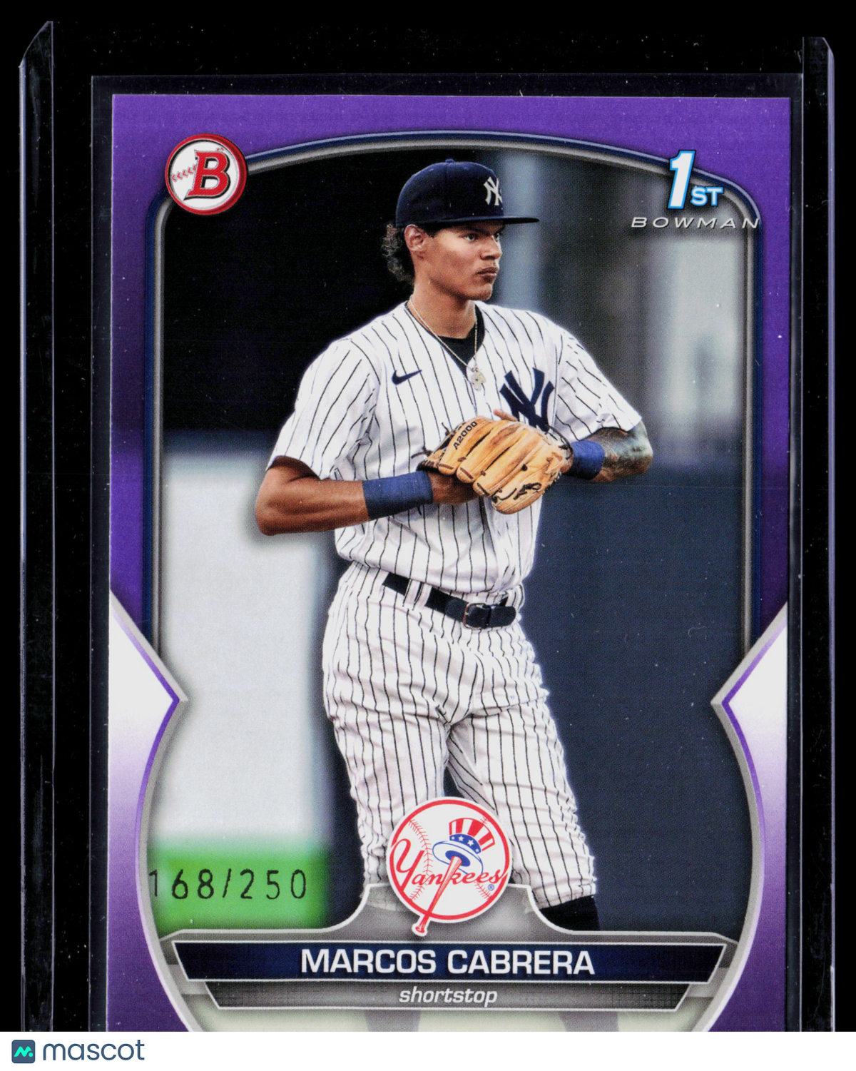 2023 Bowman Marcos Cabrera #BP-46 Purple 168/250