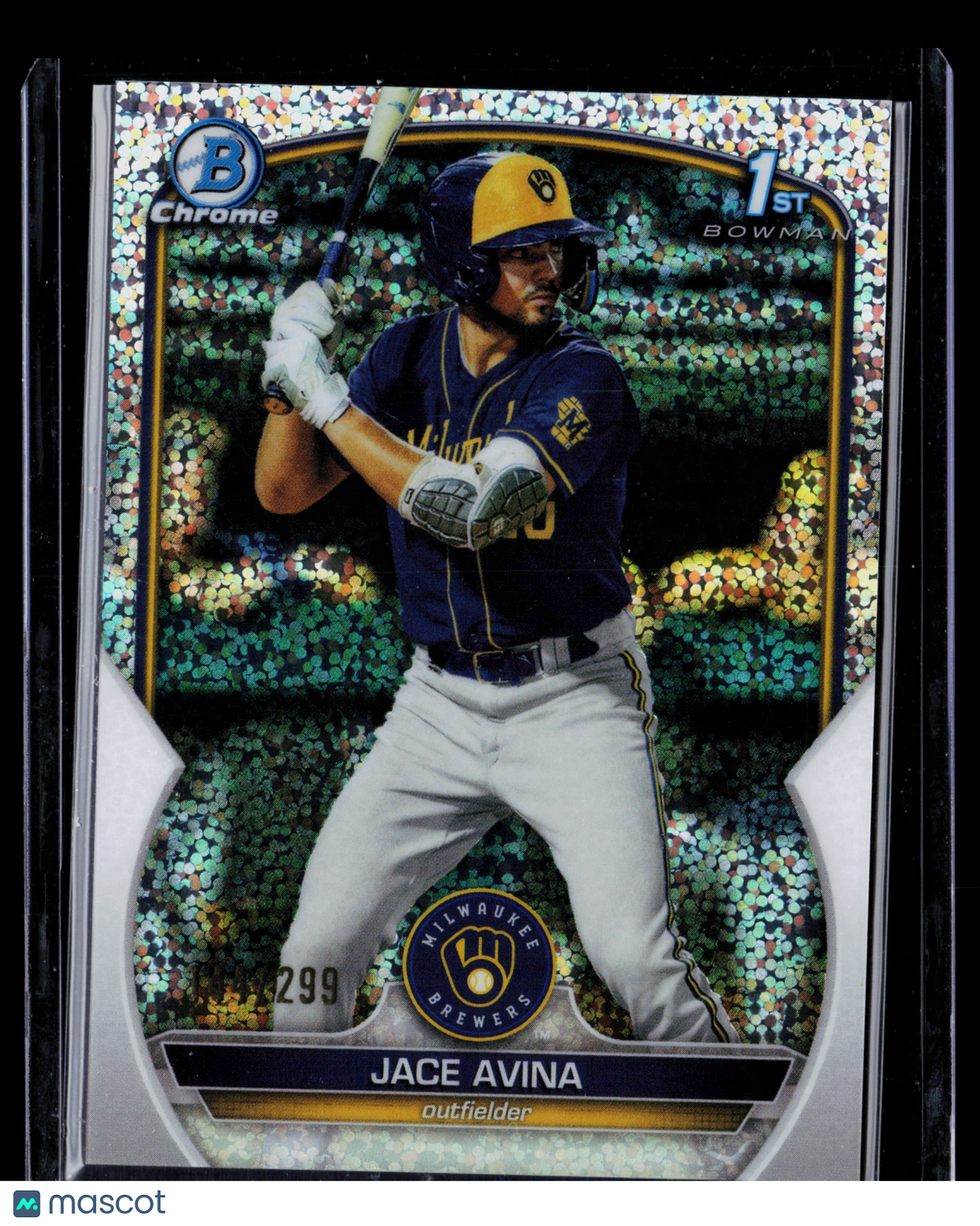 2023 Bowman Chrome Jace Avina #BCP-150 Speckle Refractor