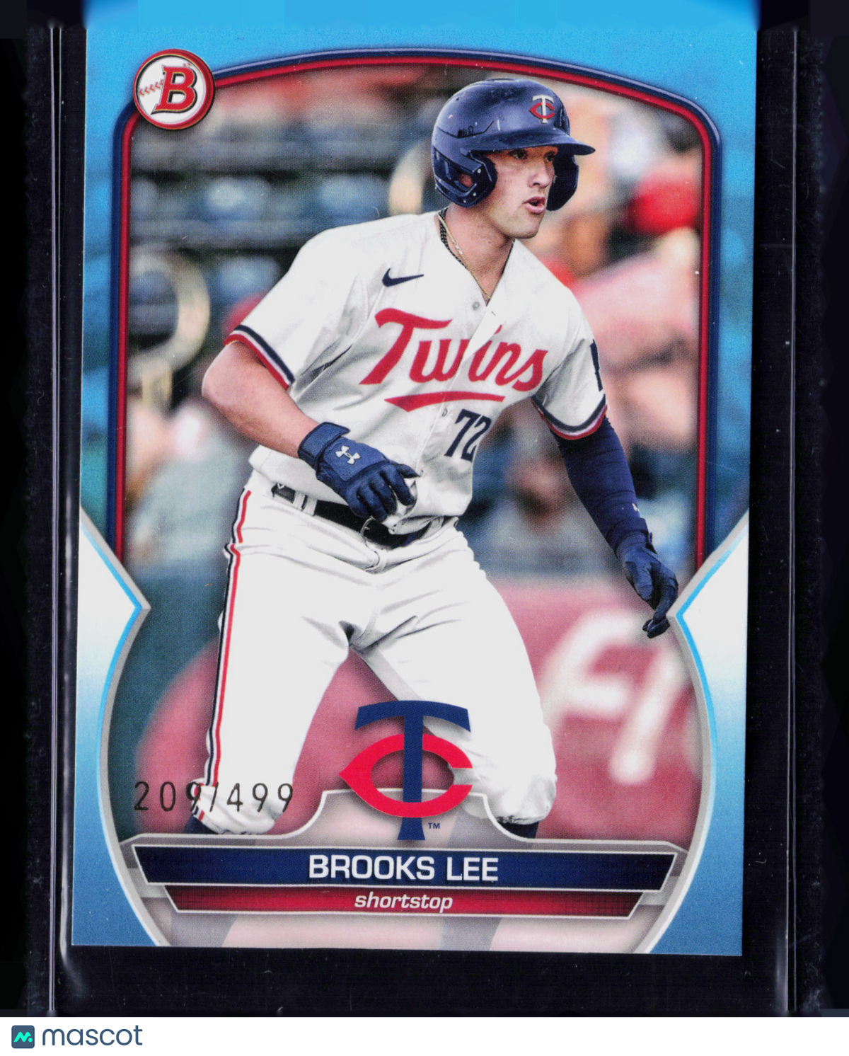 2023 Bowman Draft Brooks Lee #BD-75 Blue