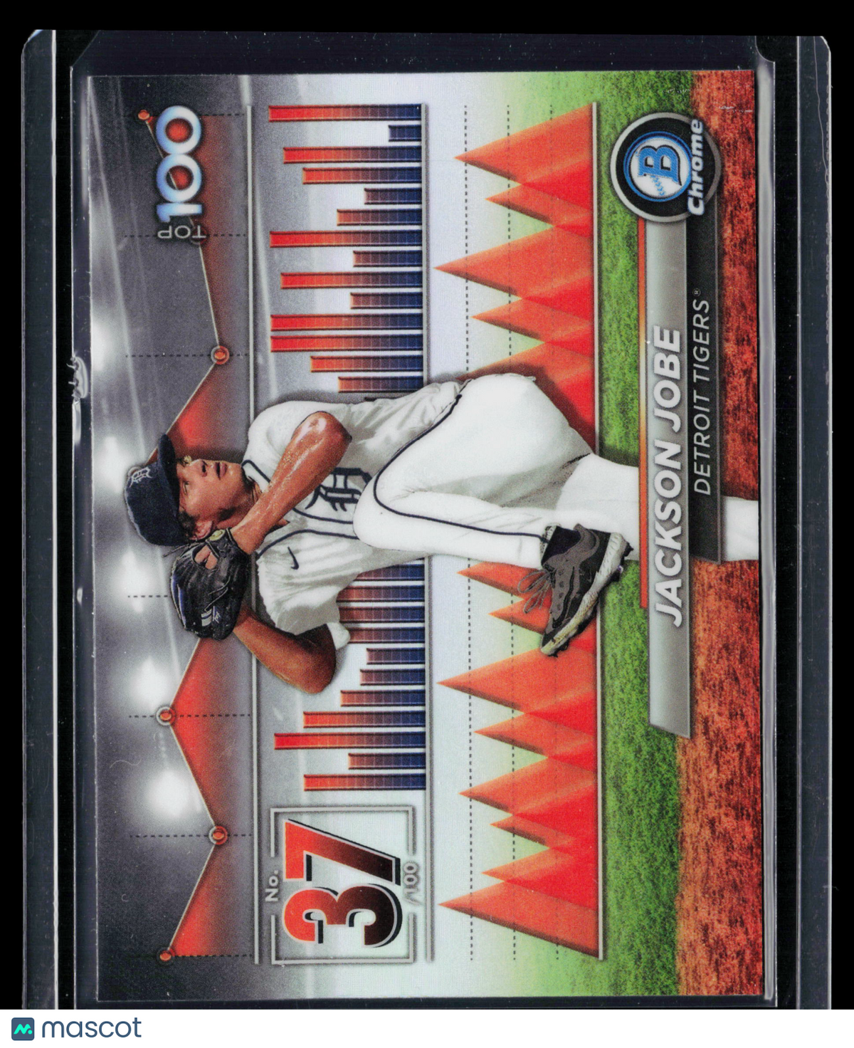 2024 Bowman Chrome Top 100 Jackson Jobe #BTP-37
