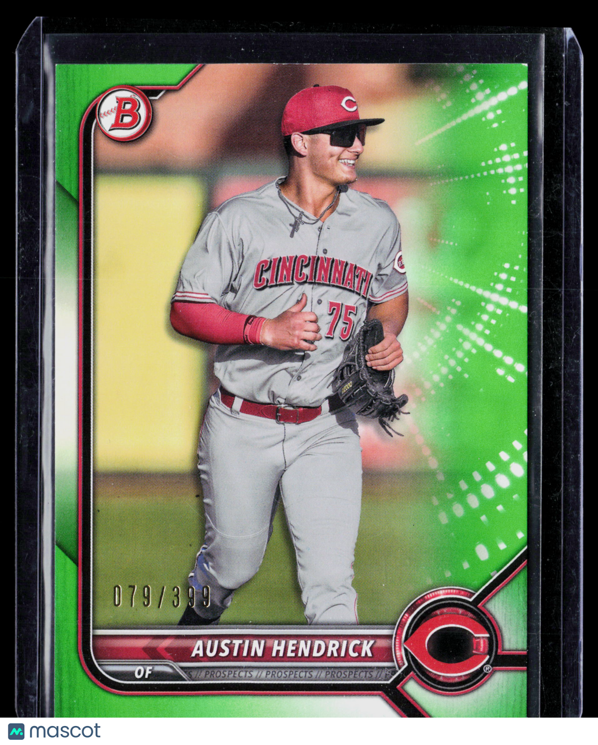 2022 Bowman Austin Hendrick #BP-33 Green 079/399