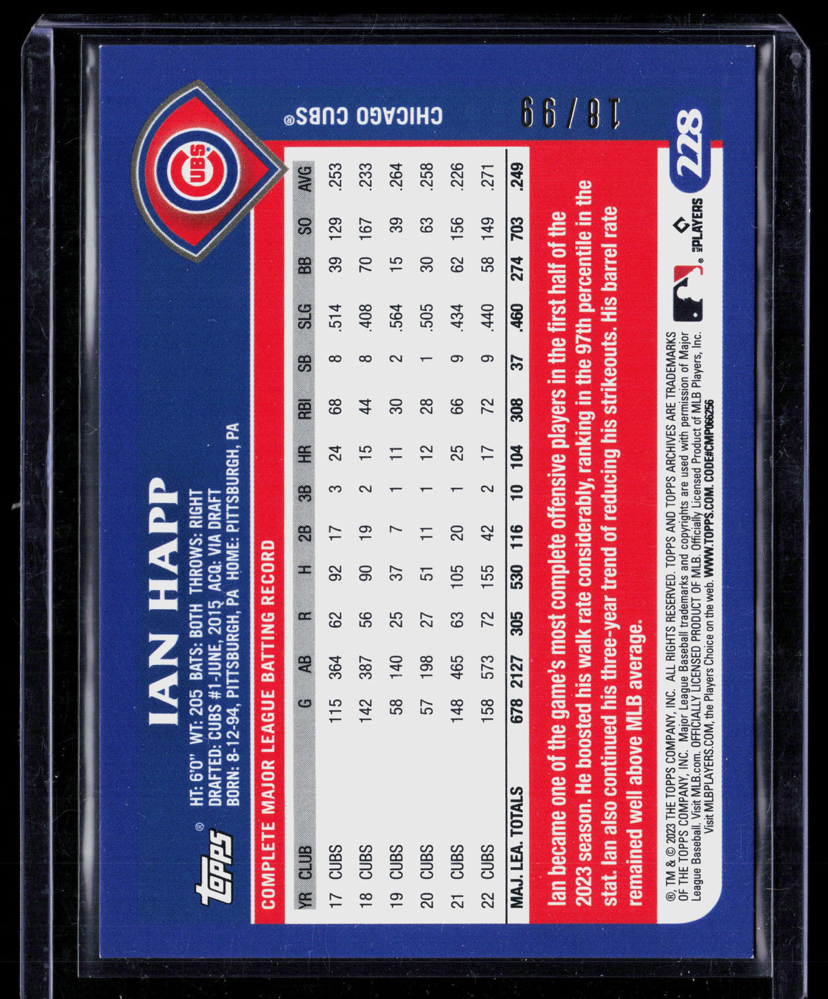 2023 Topps Archives Ian Happ #228 Green