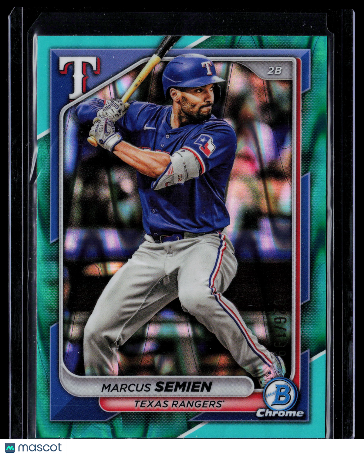 2024 Bowman Chrome Marcus Semien #6 Green Refractor