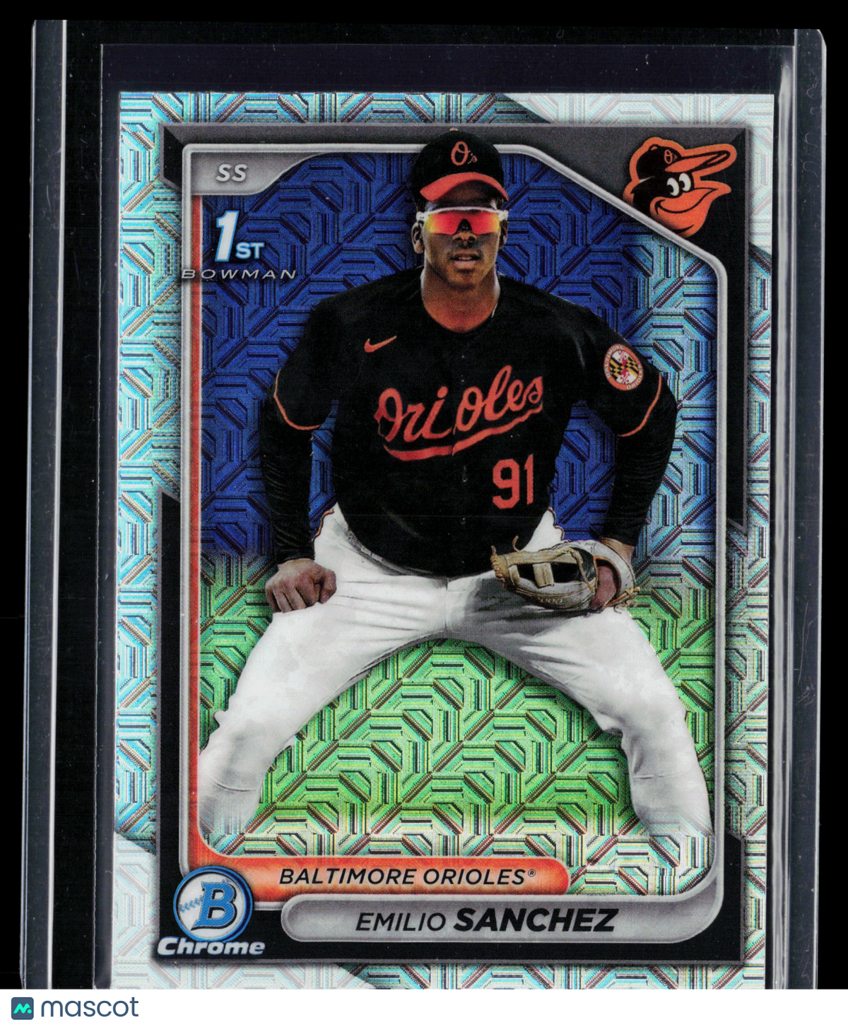 2024 Bowman Chrome Emilio Sanchez #BCP-241 Mojo Refractor