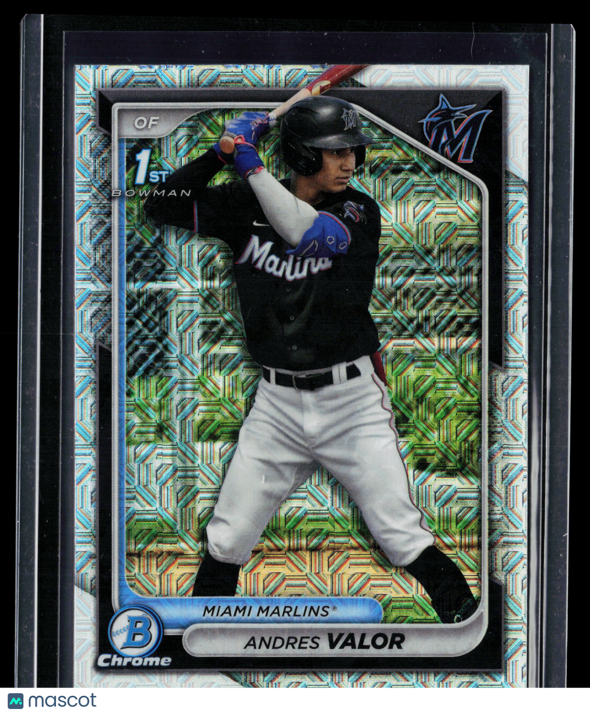 2024 Bowman Chrome Mega Box Andres Valor #BCP-196 Mojo Refractor