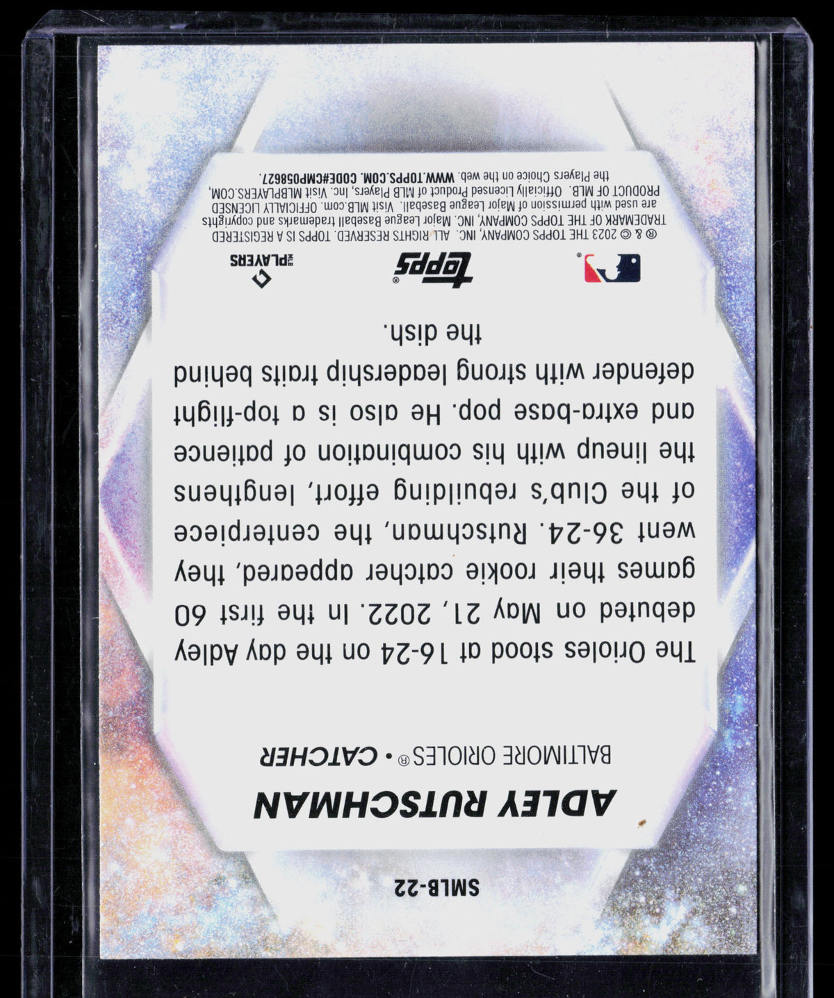 2023 Topps Stars of MLB Adley Rutschman #SMLB-22 RC