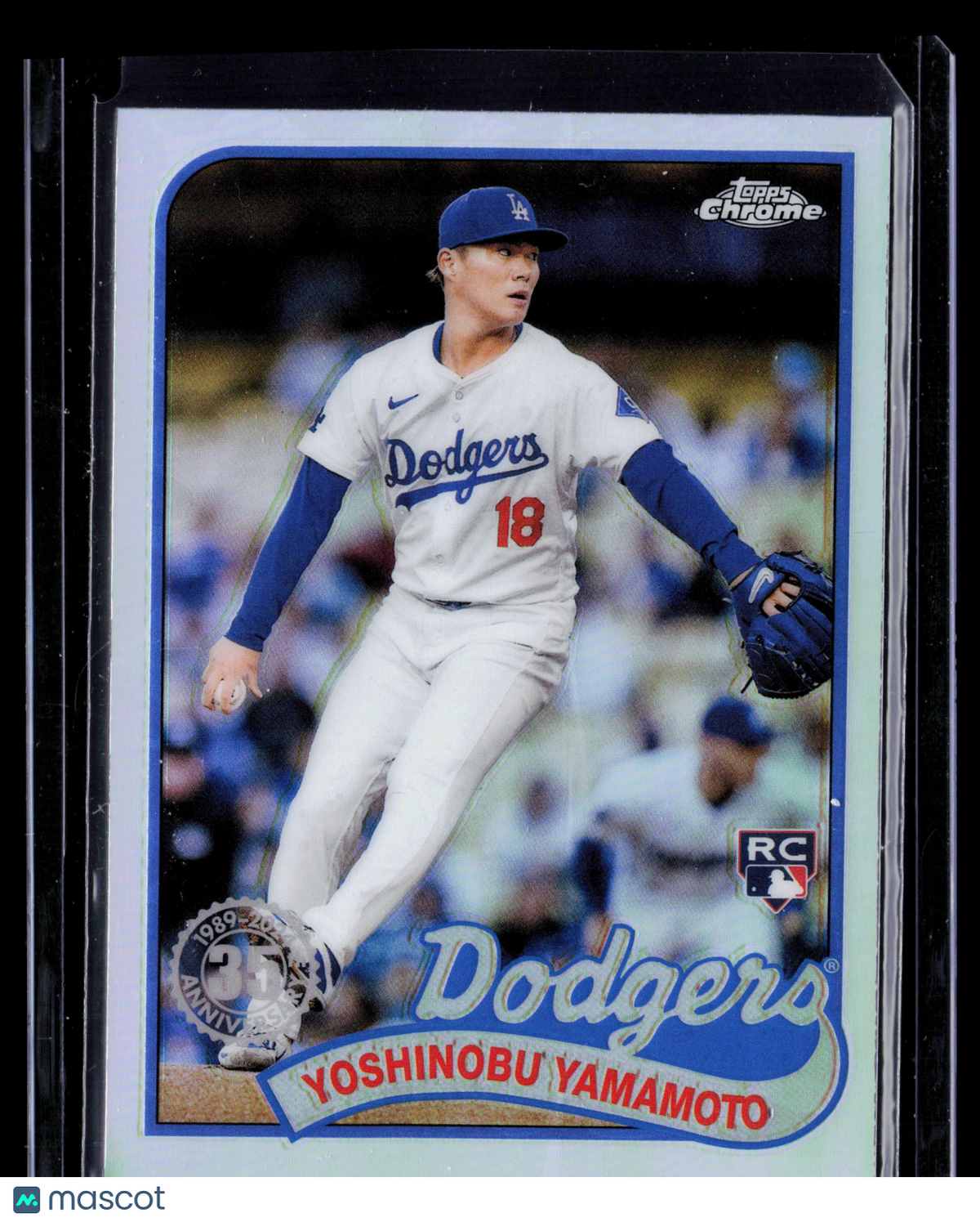 2024 Topps Chrome Yoshinobu Yamamoto #89CU-5 RC