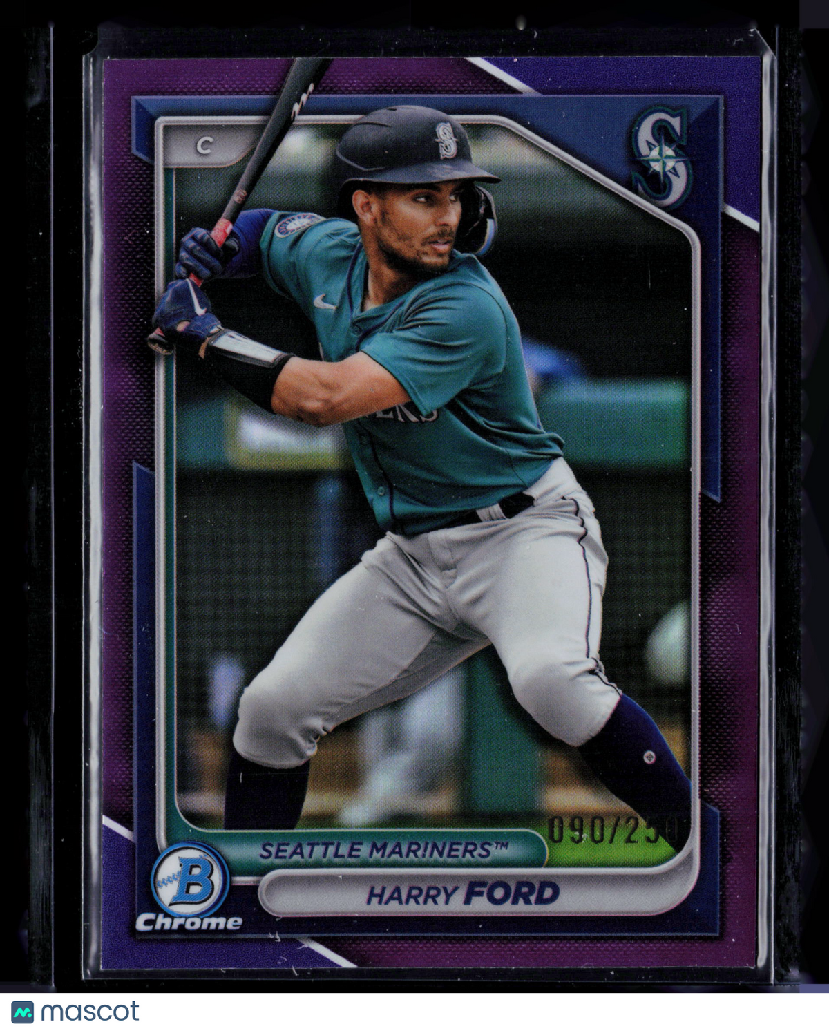 2024 Bowman Chrome Harry Ford #BCP-230 Purple Refractor 090/256