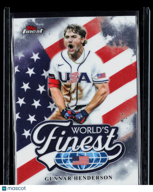 2026 Topps Finest World's Finest Gunnar Henderson #WF-6