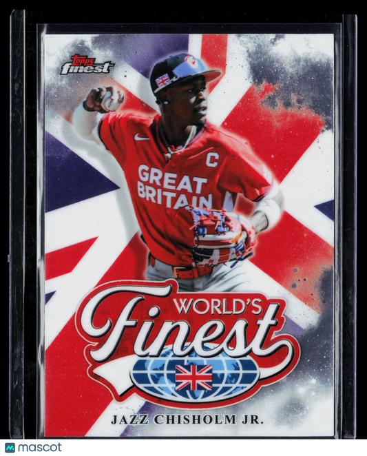 2026 Topps Finest World's Finest Jazz Chisholm Jr. #WF-32