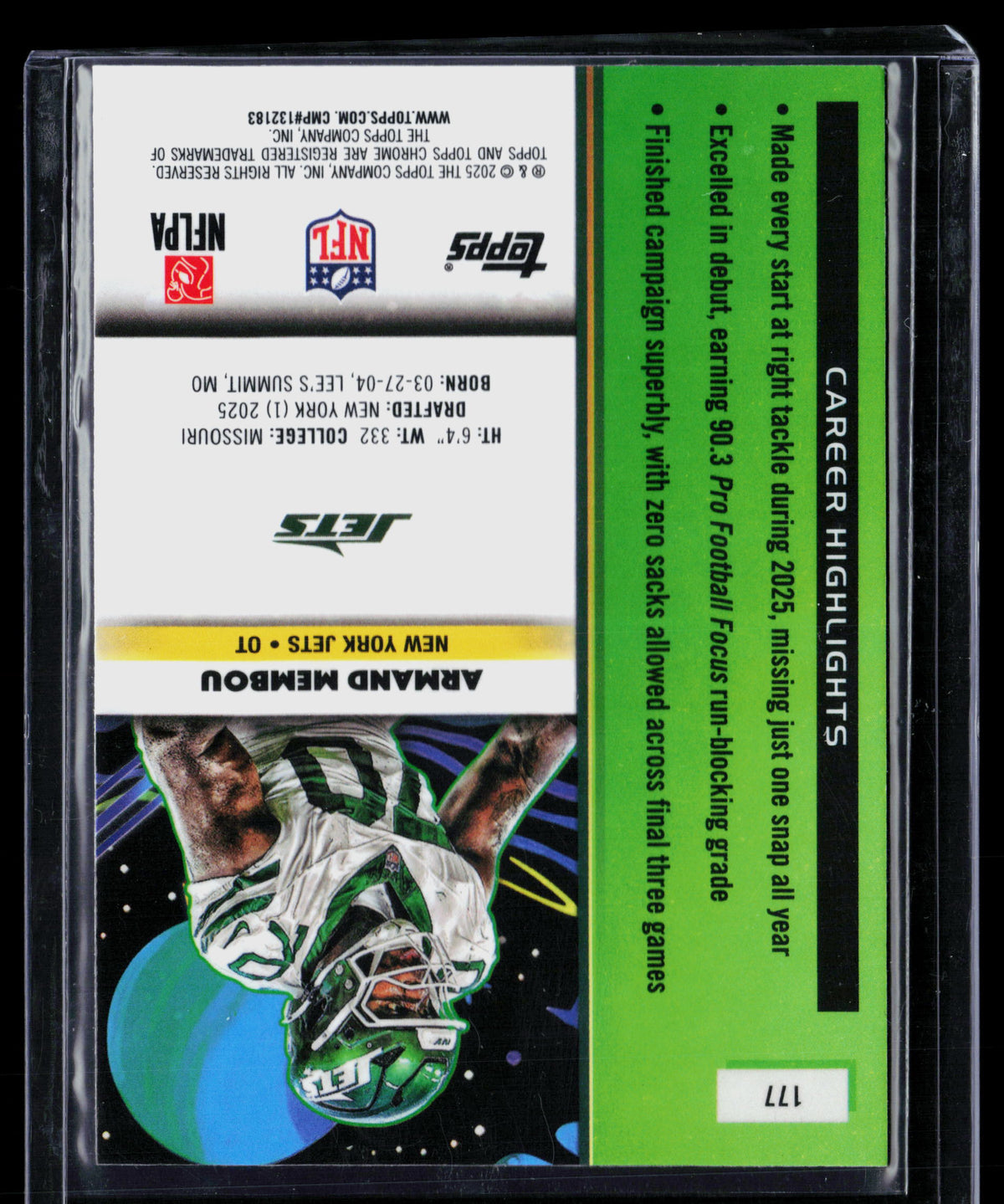 2025 Topps Chrome Armand Membou #177 RC