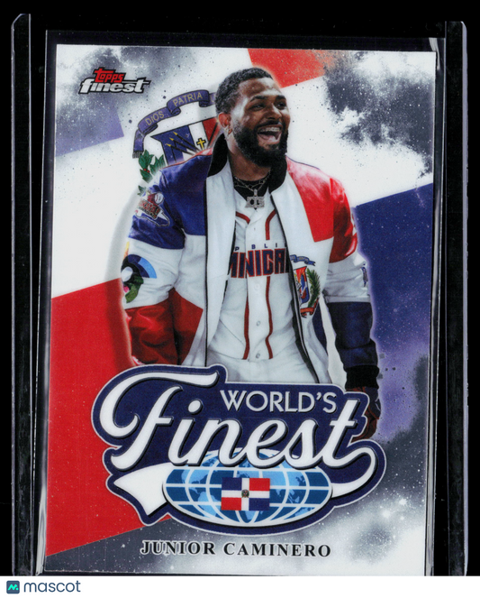 2026 Topps Finest World's Finest Junior Caminero #WF-16