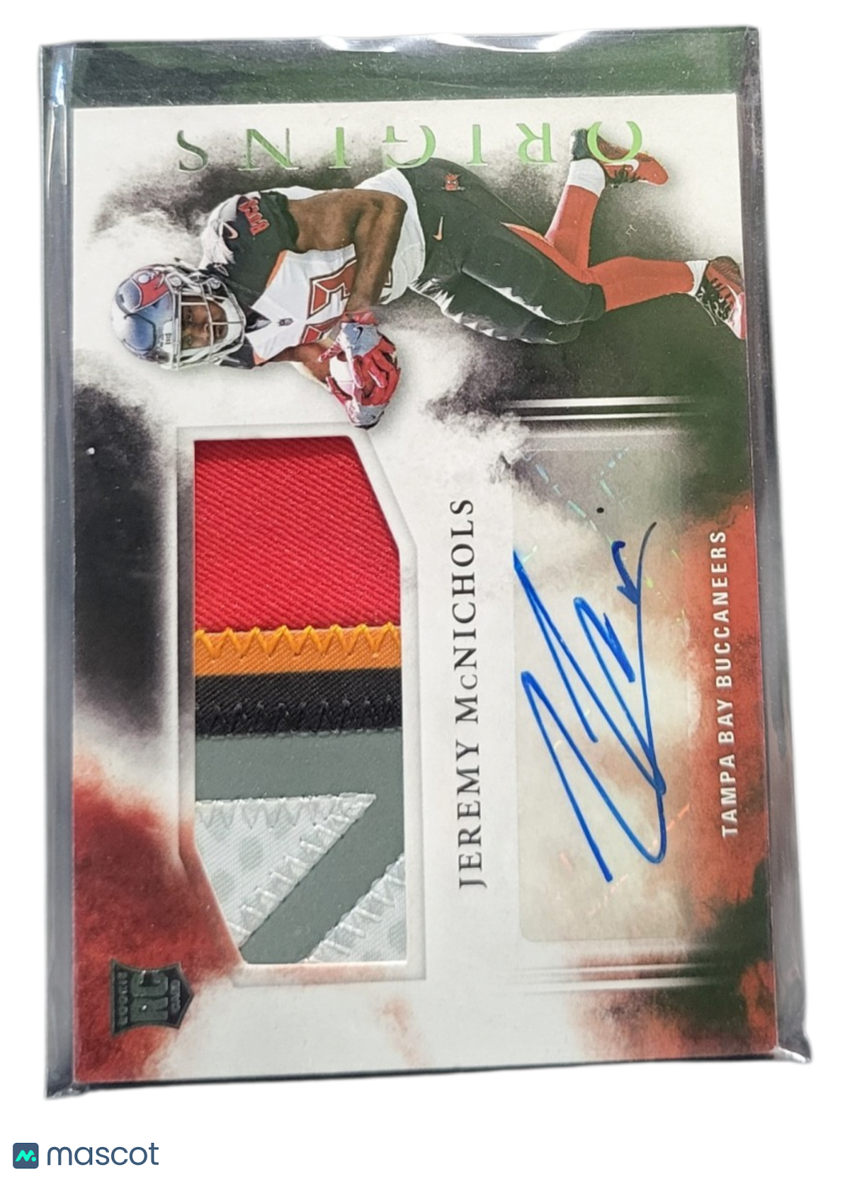2017 Panini Origins Jeremy McNichols #139 Autograph Patch RC