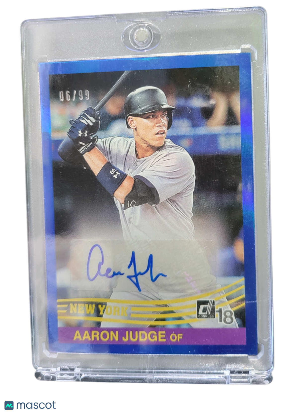 2018 Panini Donruss Aaron Judge #84S-AJ Blue 06/99