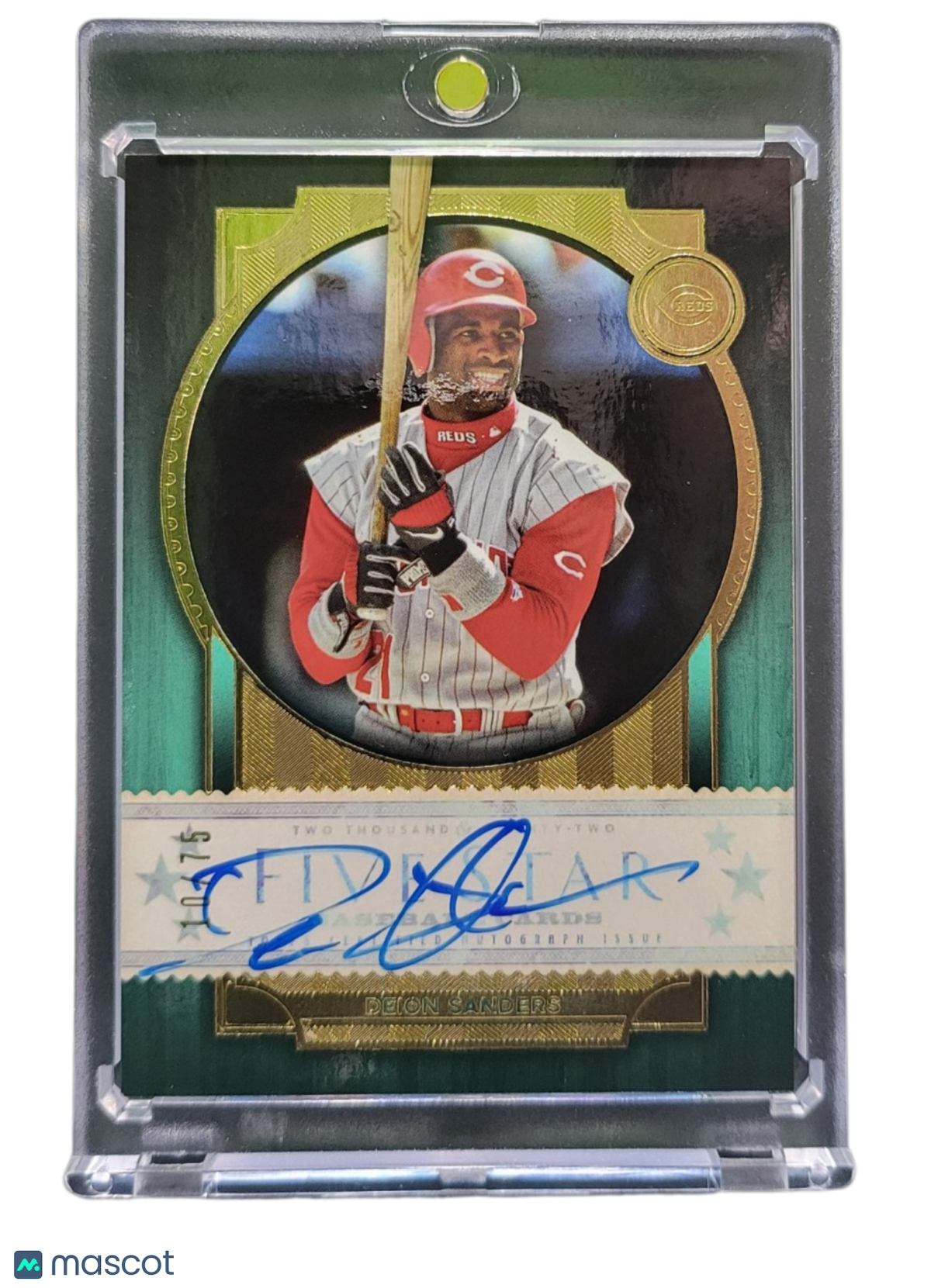 2022 Topps Five Star Deion Sanders #FSA-DS Green