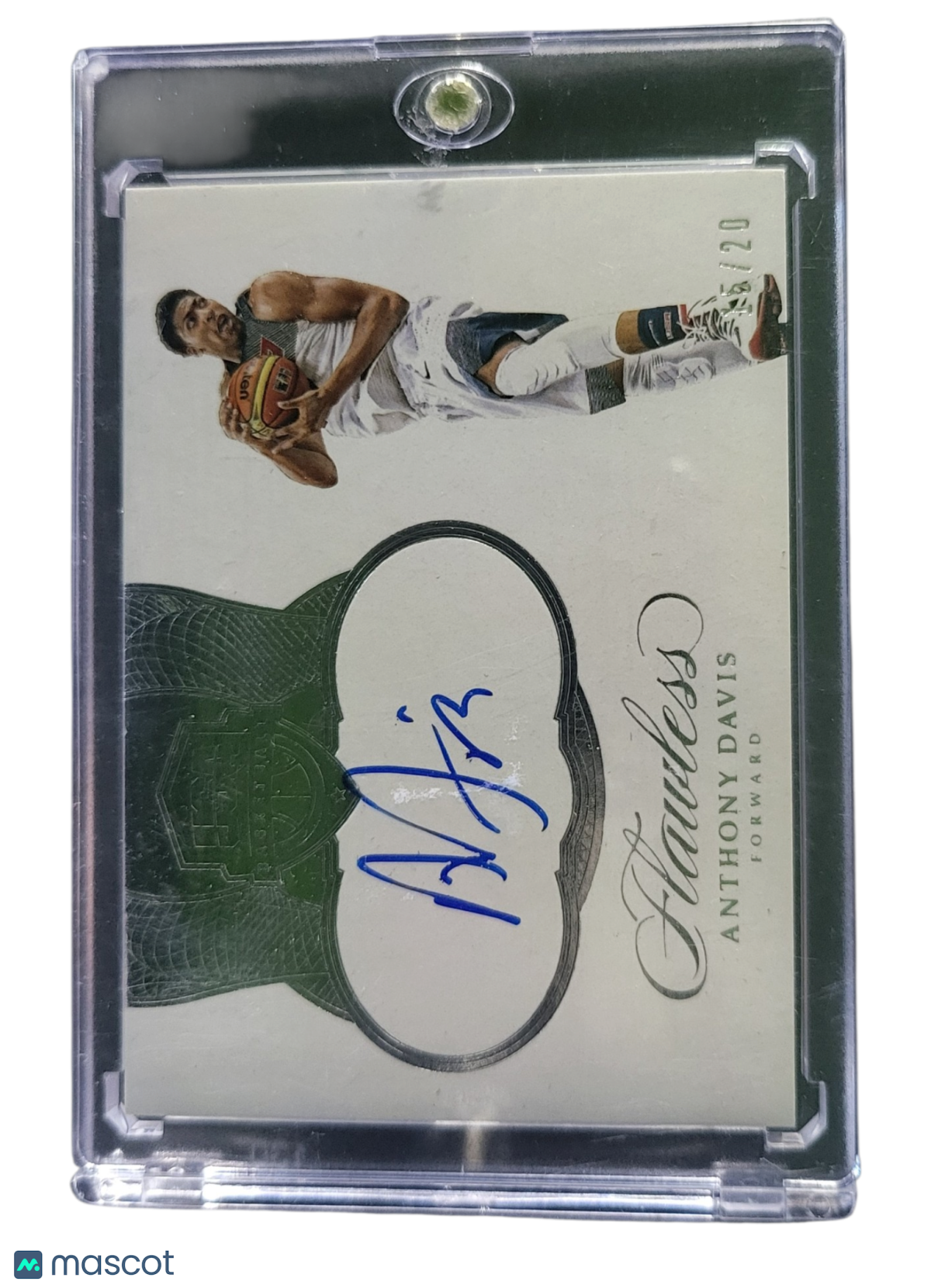 2016 Panini Flawless Anthony Davis #USA-AD Green 15/20