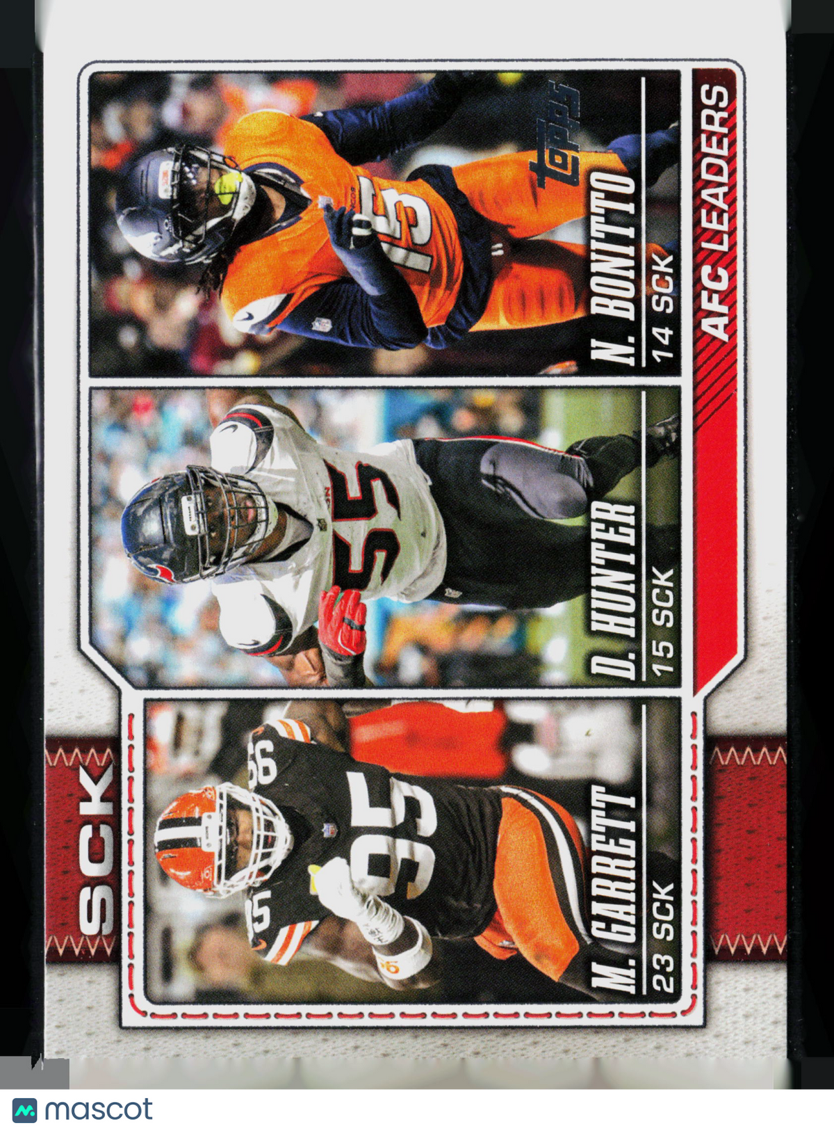 2026 Topps Football Nik Bonitto Myles Garrett Danielle Hunter #288