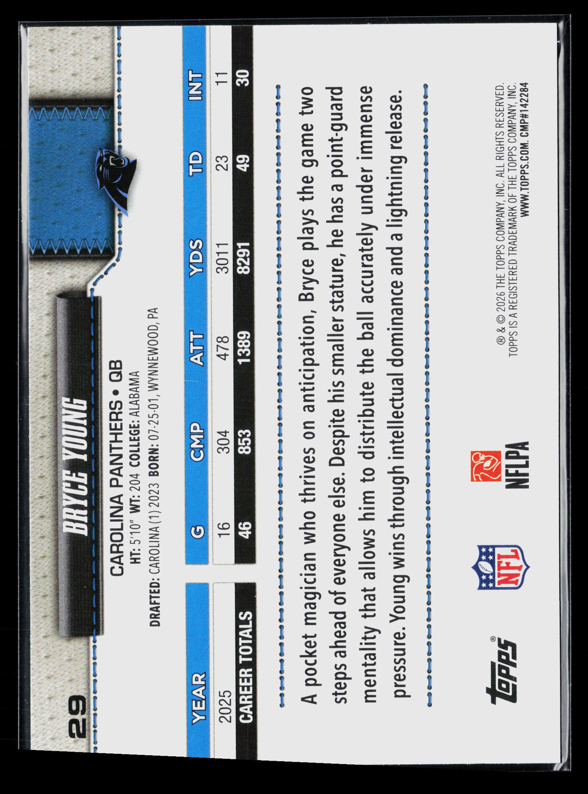 2026 Topps Bryce Young #29