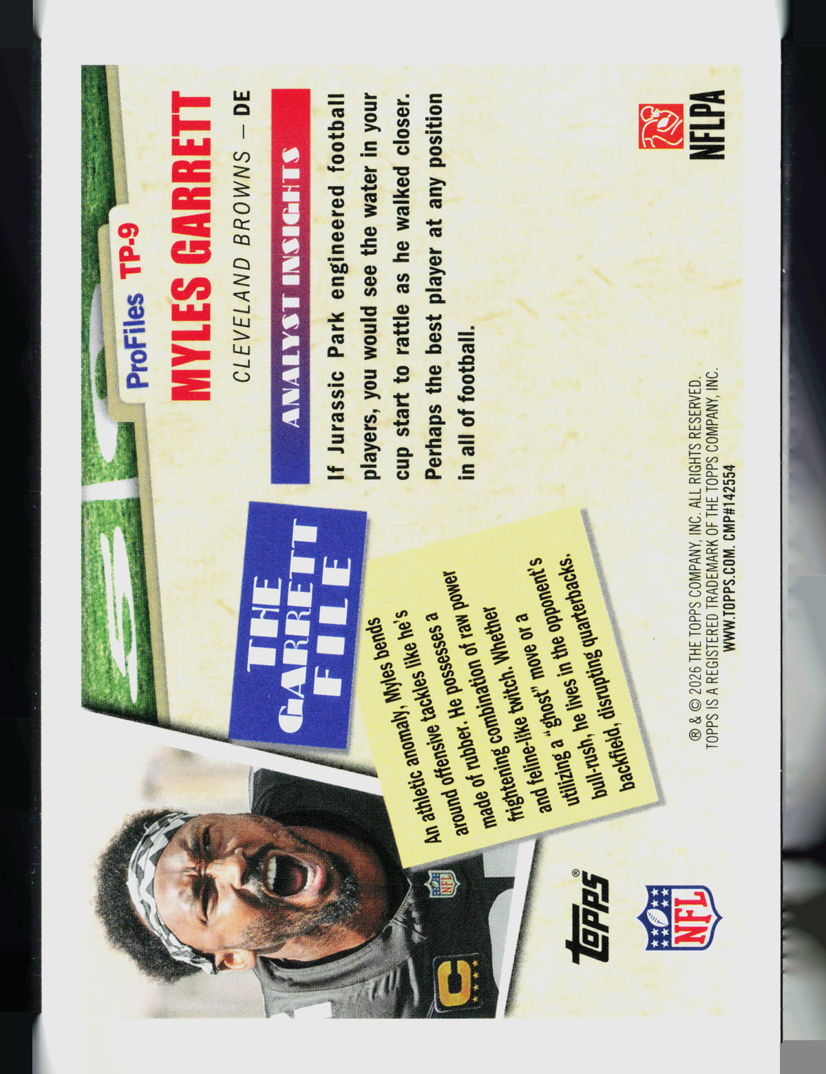 2026 Topps ProFiles Myles Garrett #TP-9