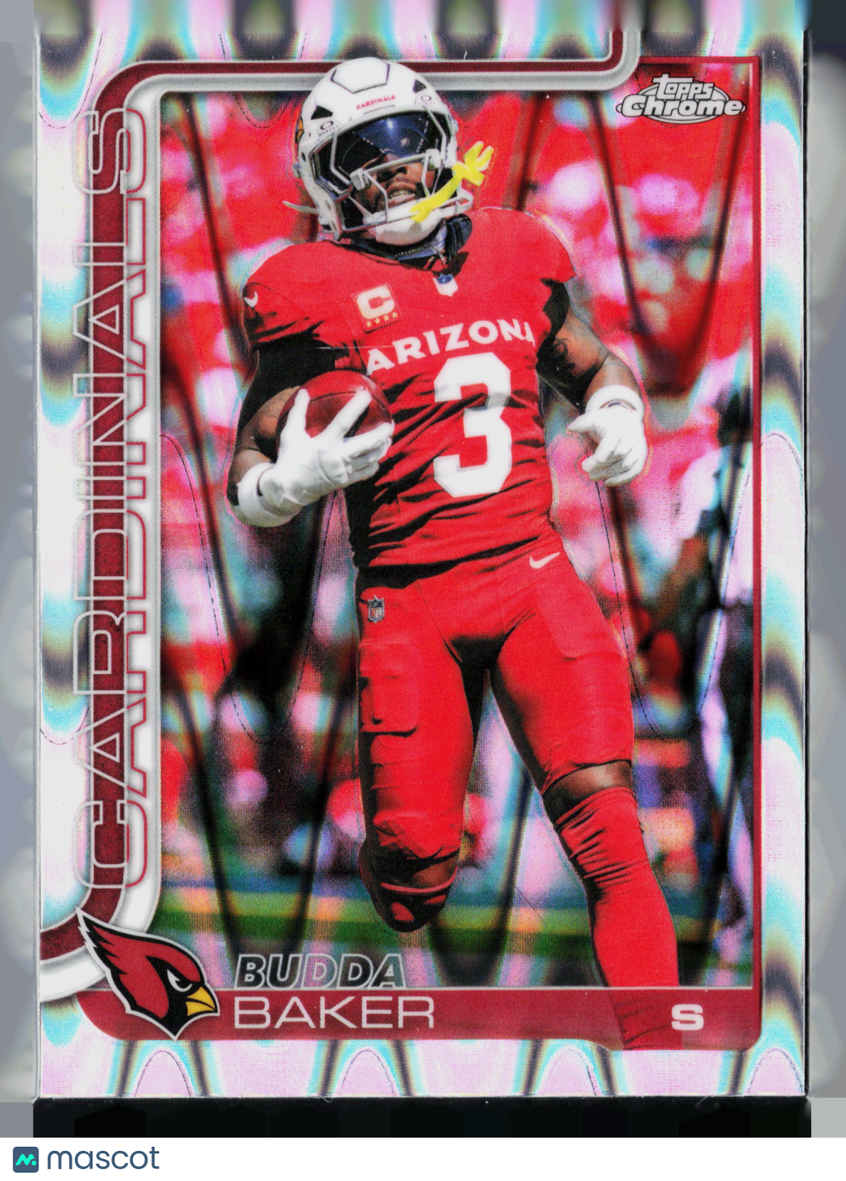 2025 Topps Chrome Budda Baker #8 Pink Wave Refractor