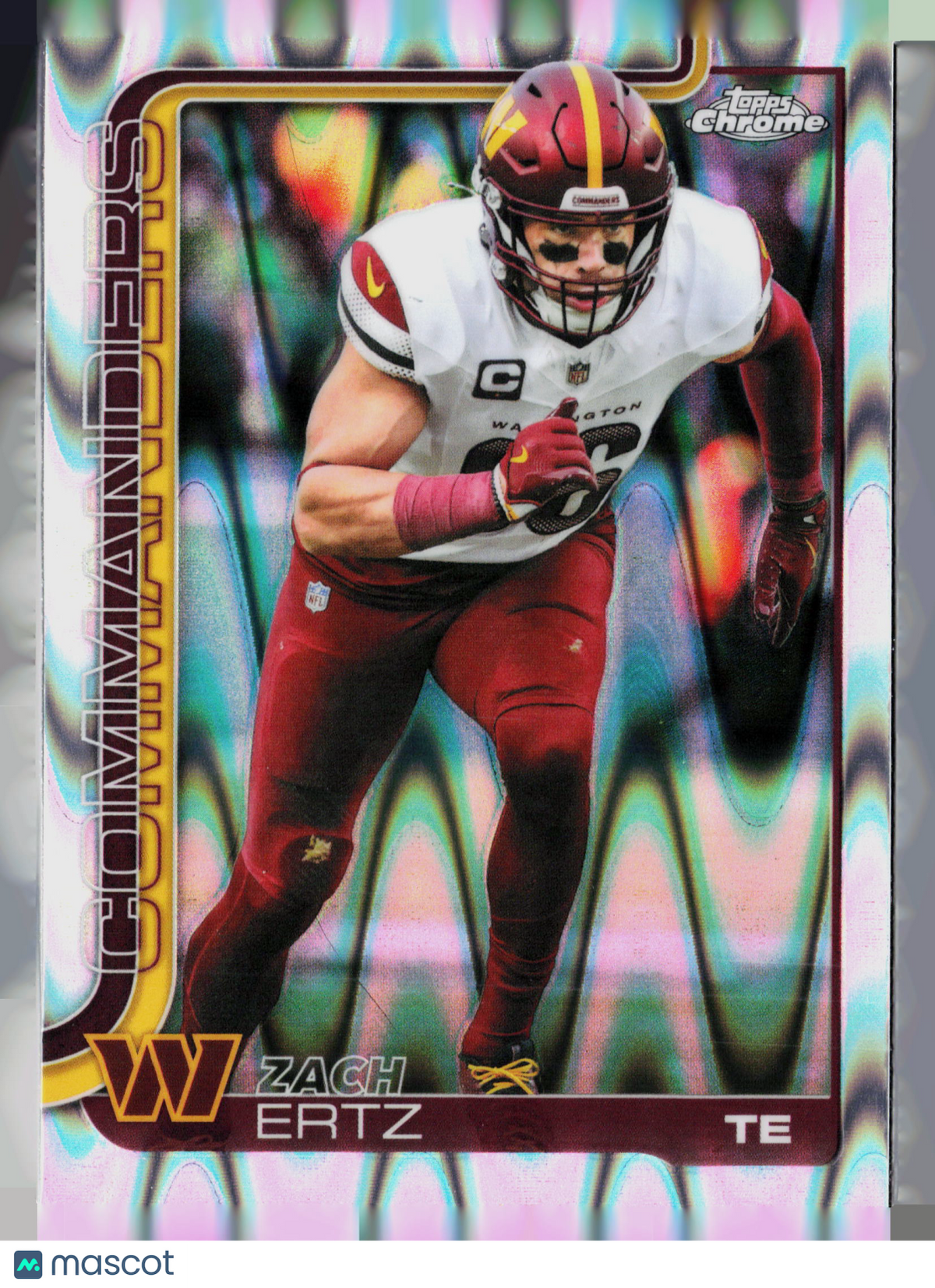 2025 Topps Chrome Zach Ertz #297 RayWave