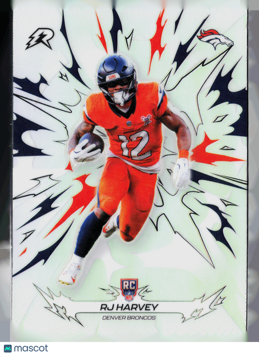 2026 Topps Rip RJ Harvey #128 Refractor RC