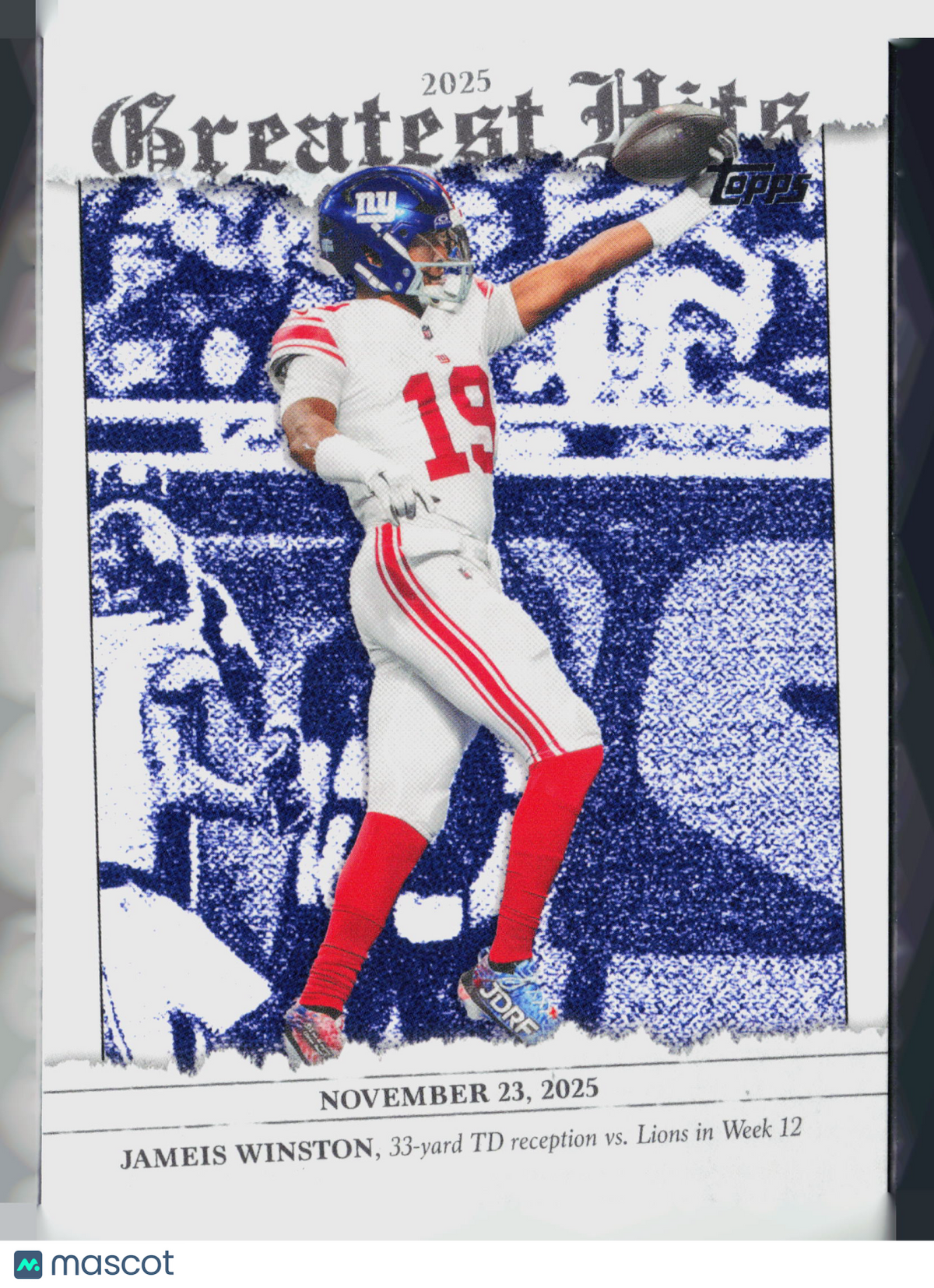 2026 Topps Greatest Hits Jameis Winston #25GH-JW