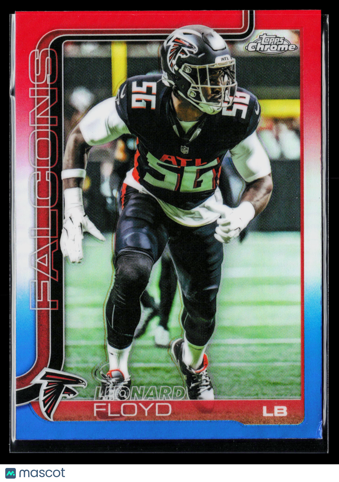 2020 Topps Chrome Leonard Floyd #18 Red/Blue