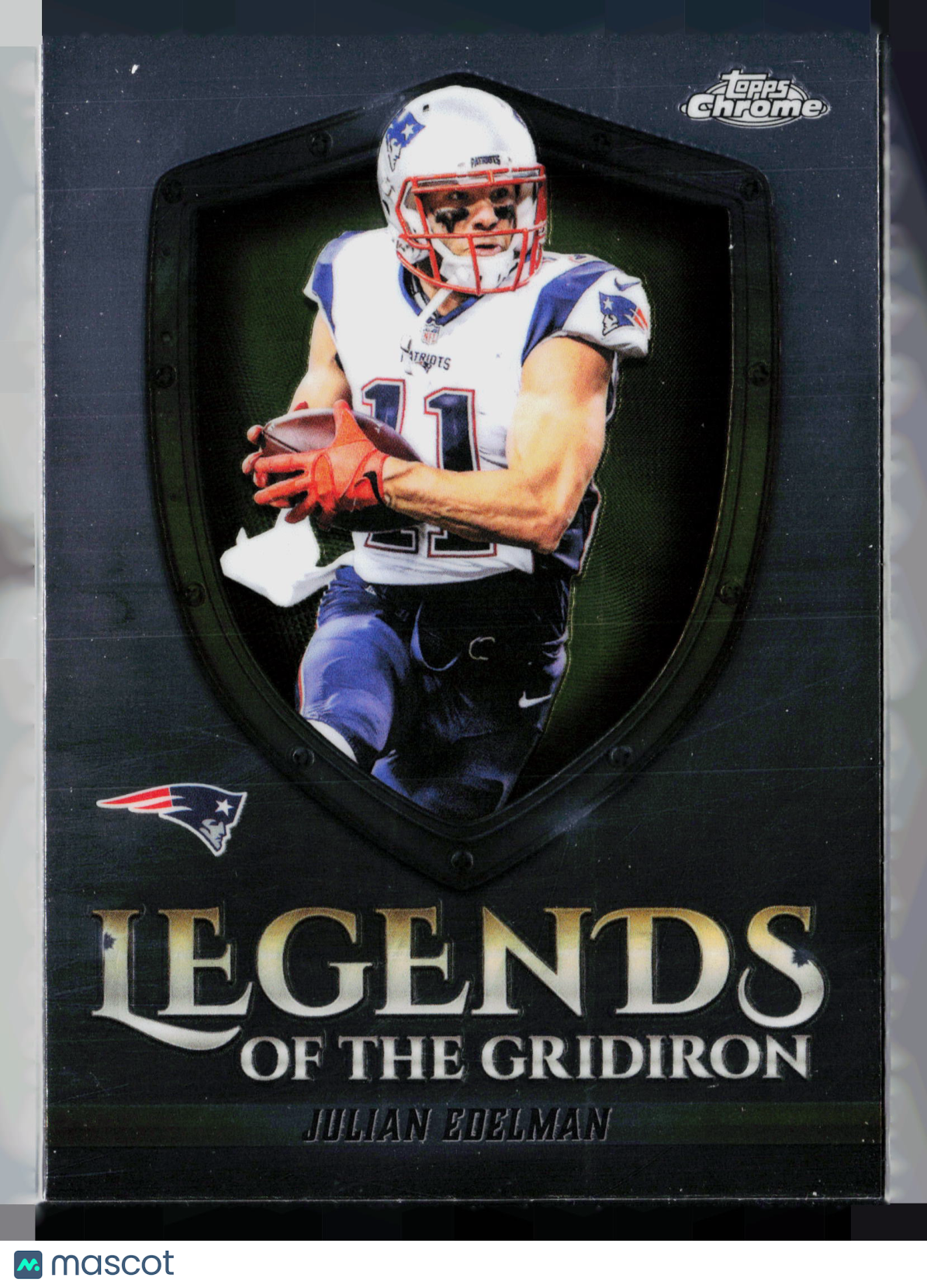 2025 Topps Chrome Legends of the Gridiron Julian Edelman #LOG-24