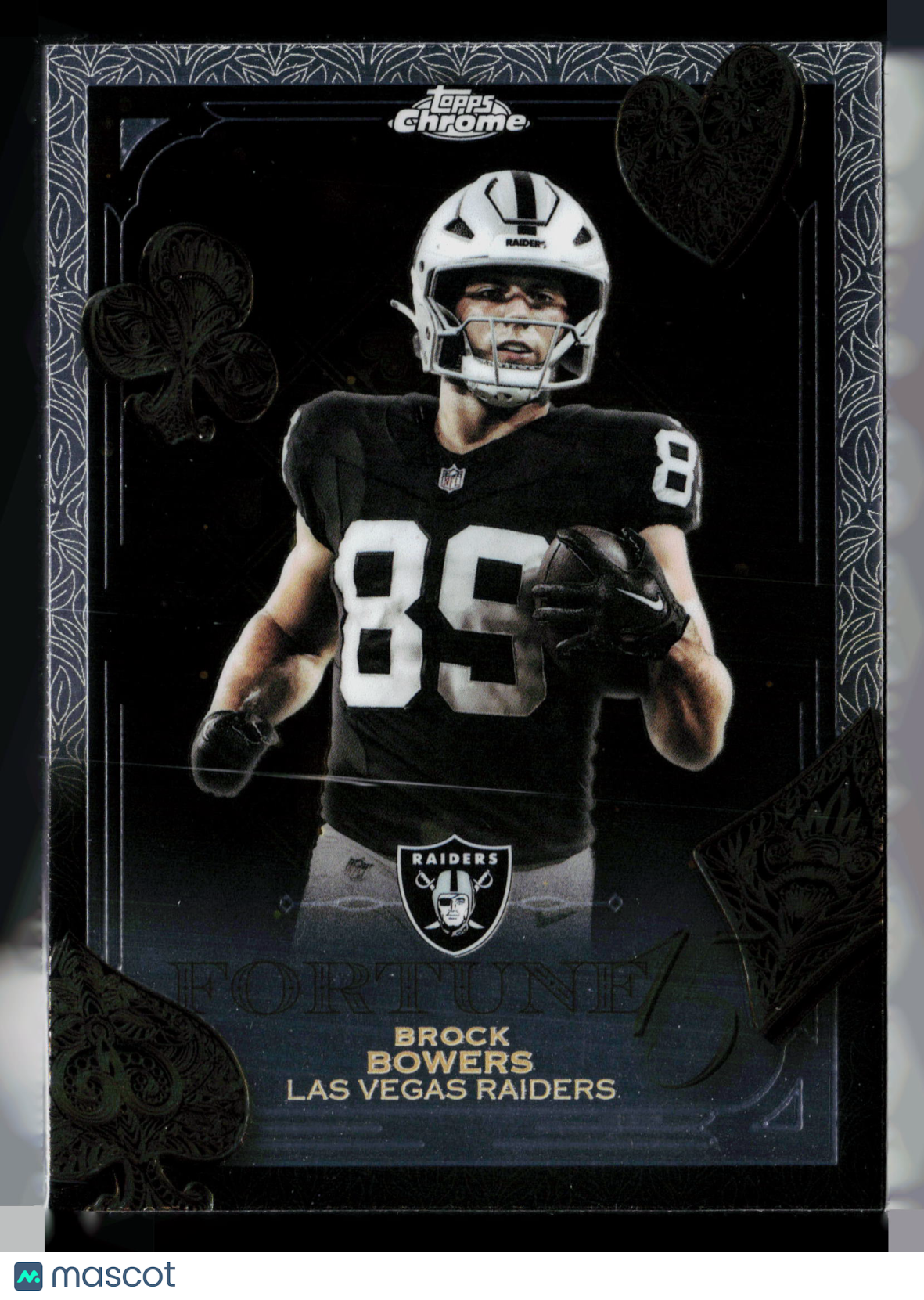 2025 Topps Chrome Fortune 15 Brock Bowers #F15-8