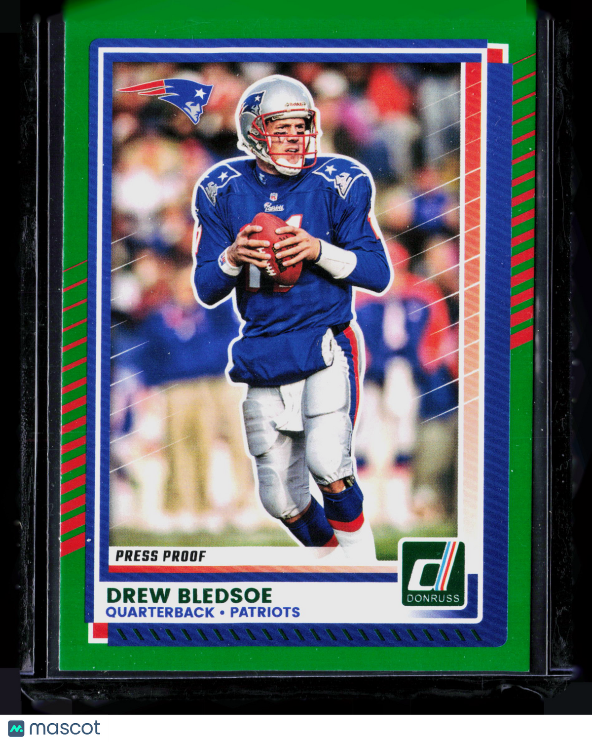 2025 Donruss Drew Bledsoe #73 Press Proof Green