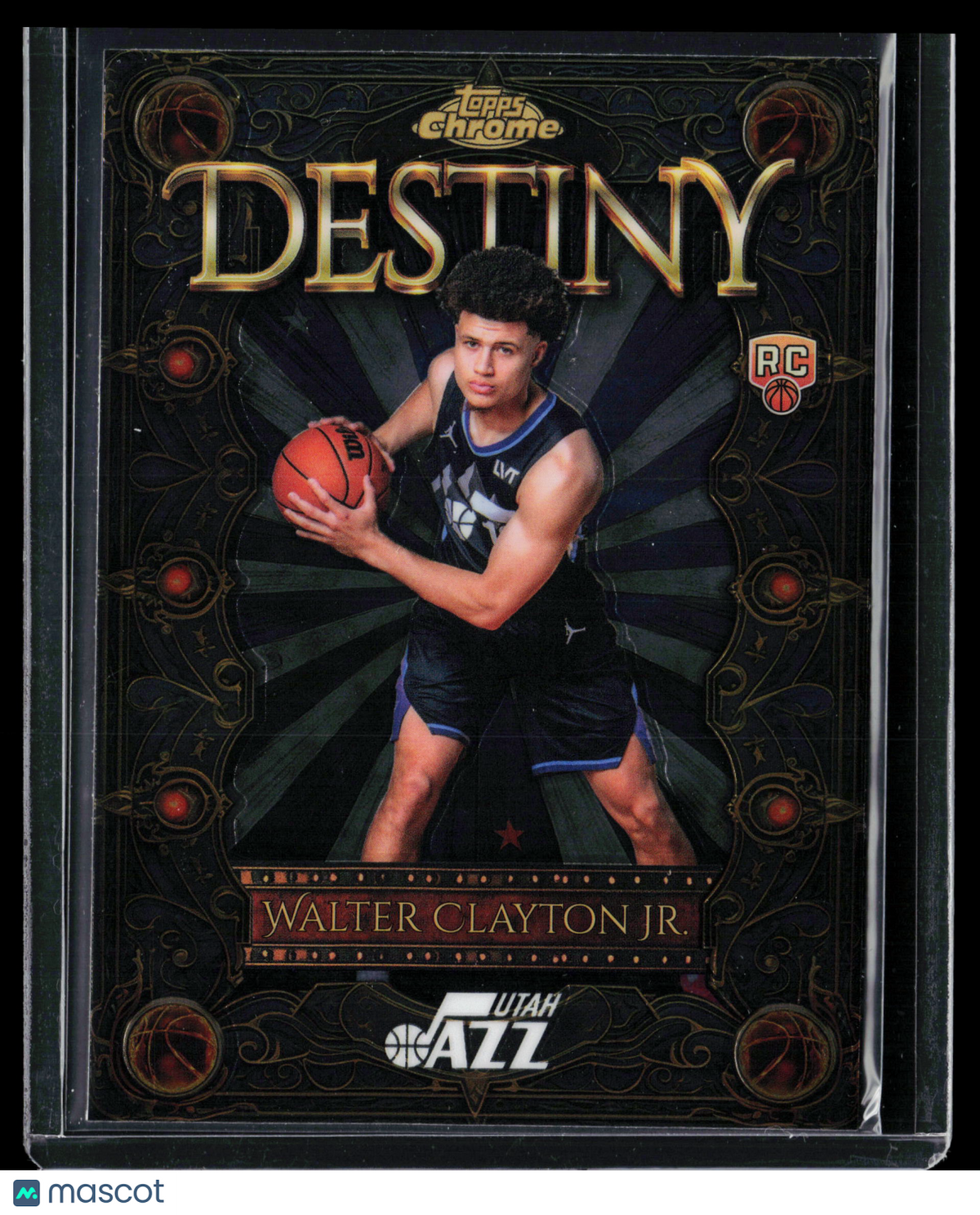 2025 Topps Chrome Destiny Walter Clayton Jr. #D-15 RC