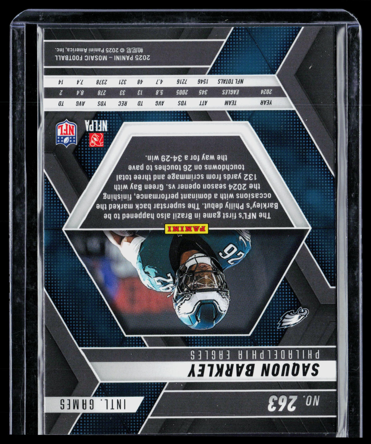 2025 Panini Mosaic Saquon Barkley #263
