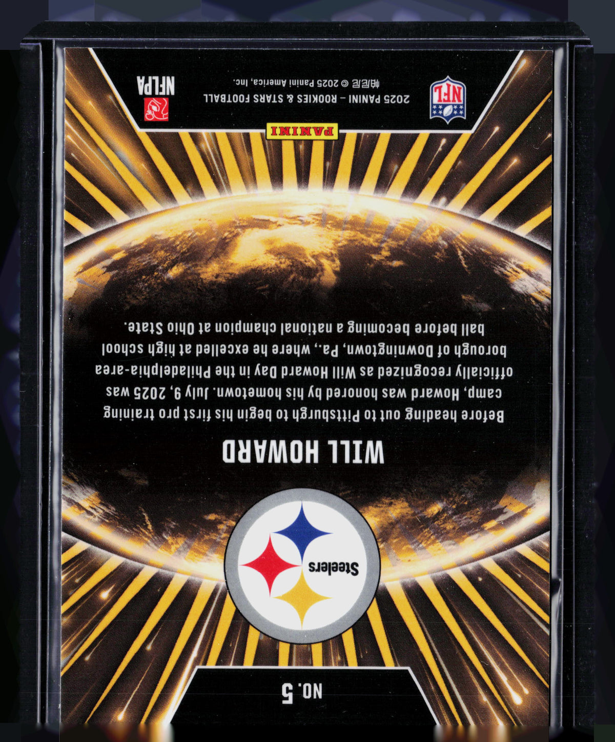 2025 Panini Rookies & Stars Stellar Rookies Will Howard #5