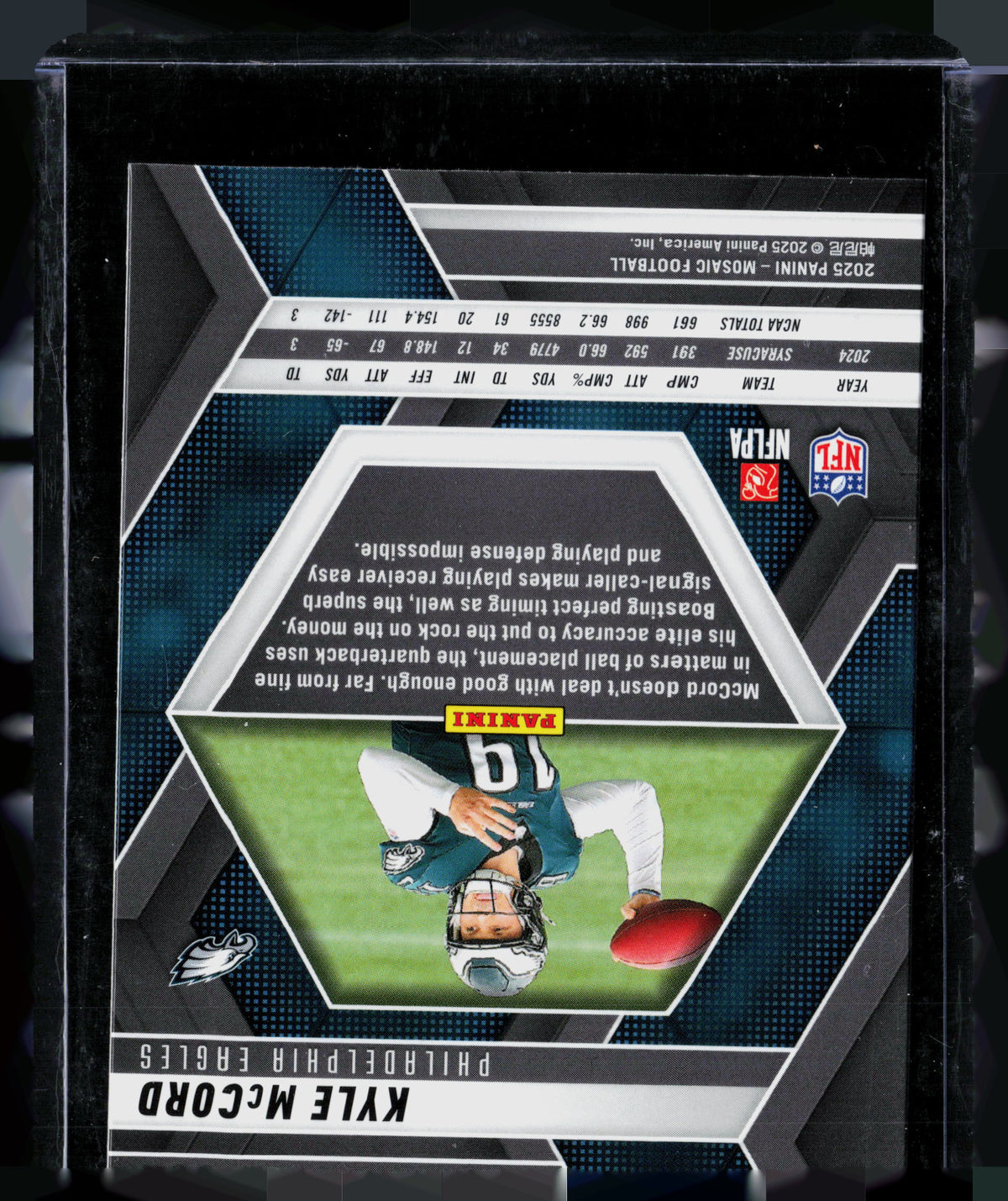 2025 Panini Mosaic Football Kyle McCord RC