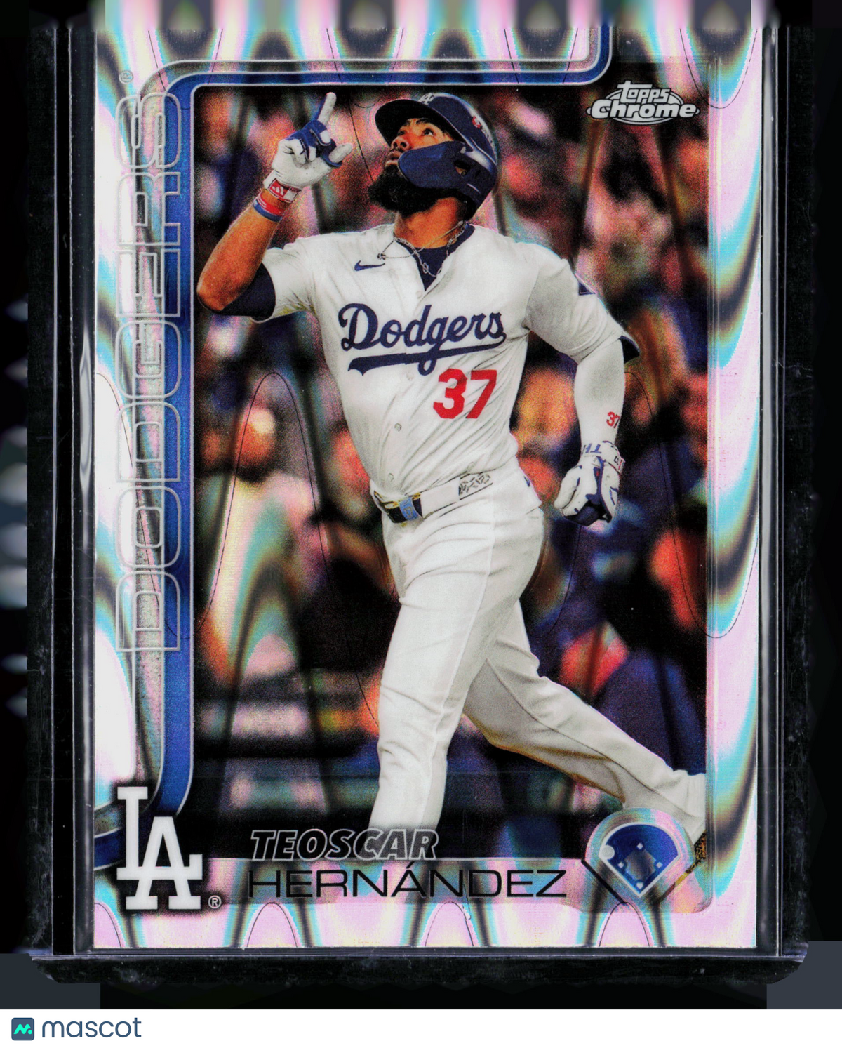 2025 Topps Chrome Teoscar Hernández #128 RayWave Refractor