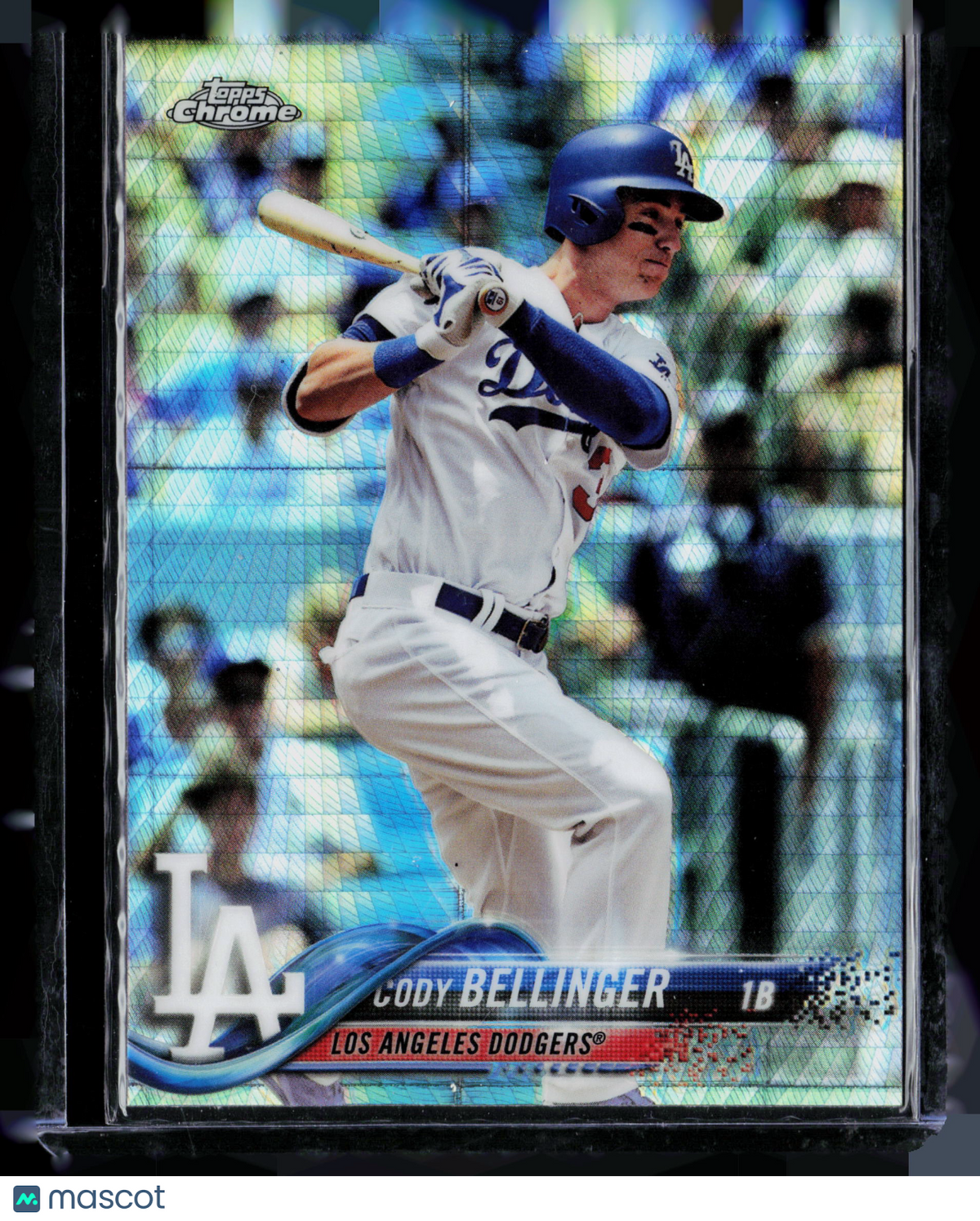 2018 Topps Chrome Cody Bellinger #132 Prism Refractor