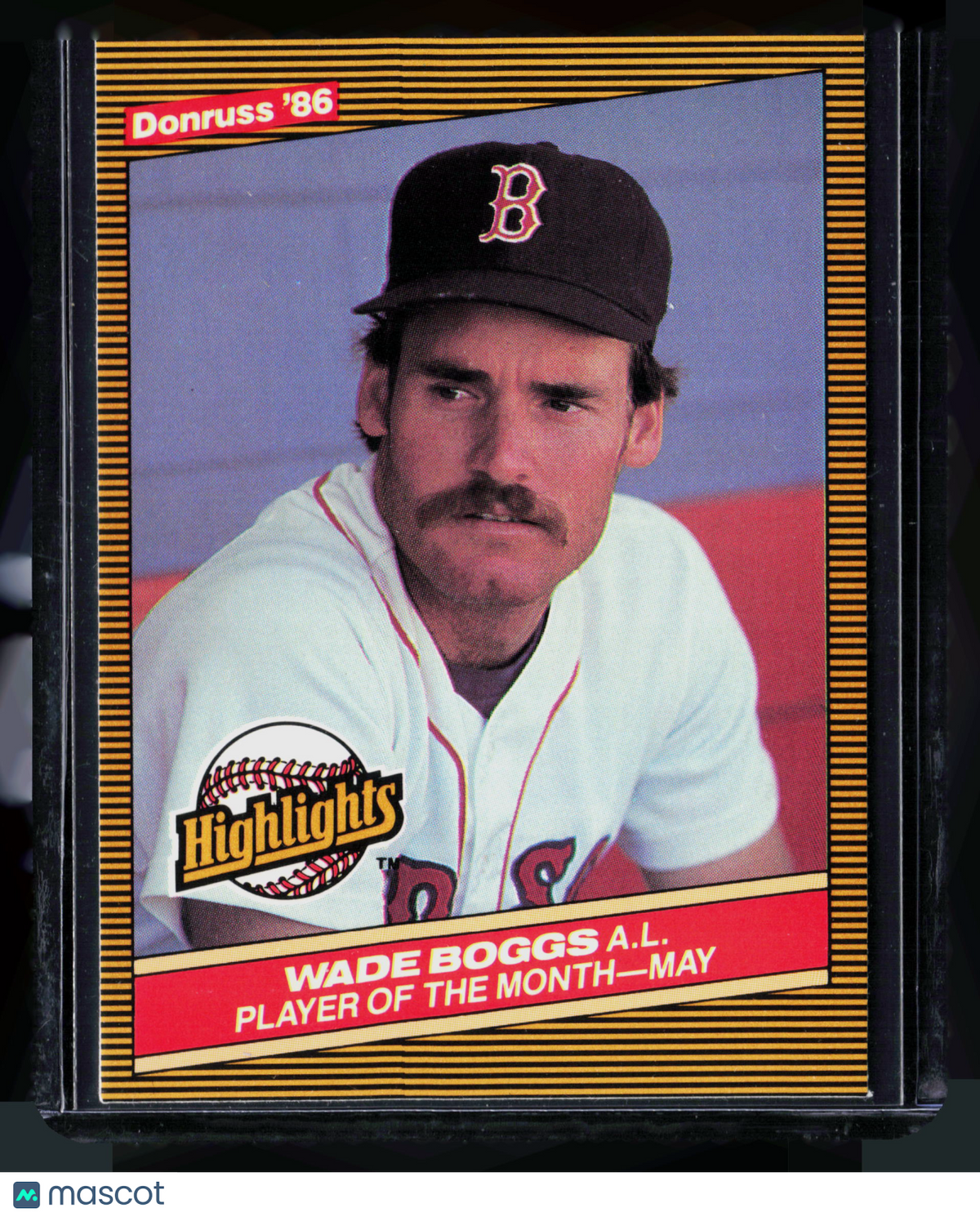1986 Donruss Highlights Wade Boggs #13
