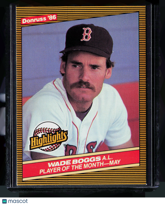 1986 Donruss Highlights Wade Boggs #13