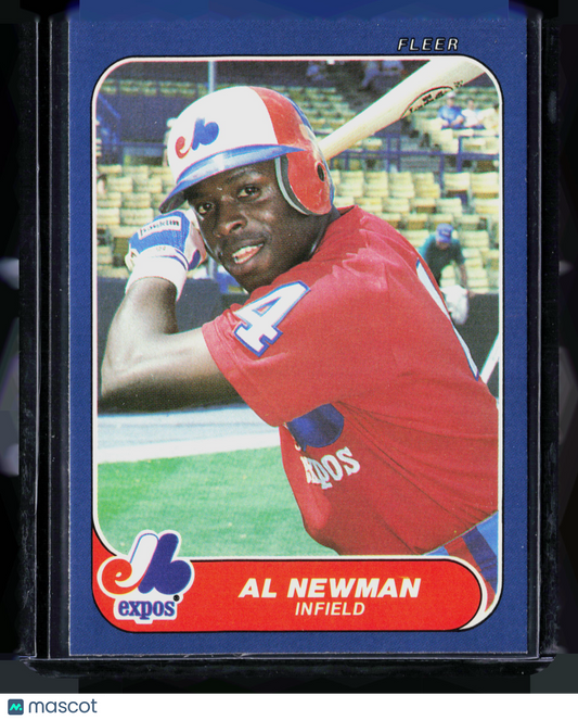 1986 Fleer Update Al Newman #U-80
