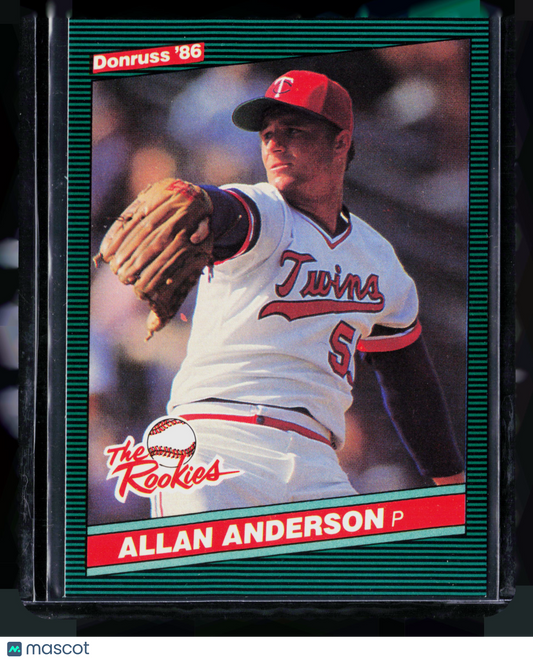 1986 Donruss The Rookies Allan Anderson #3