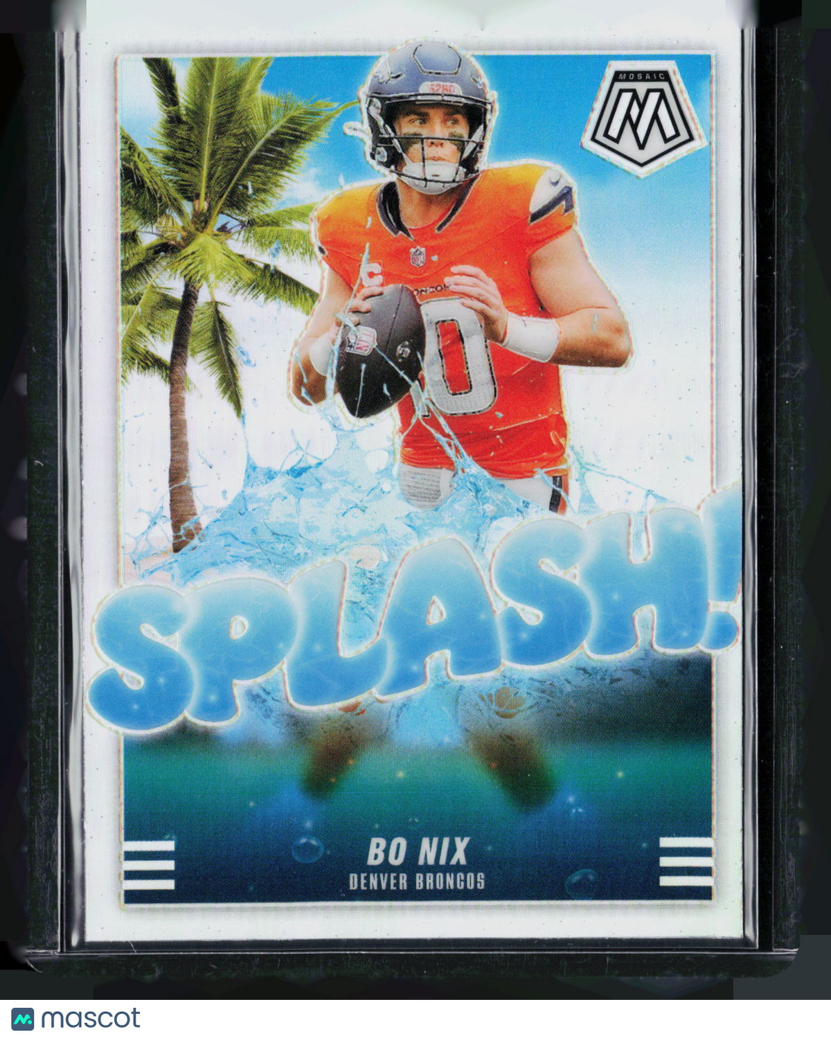 2025 Panini Mosaic Bo Nix #1 Prizm