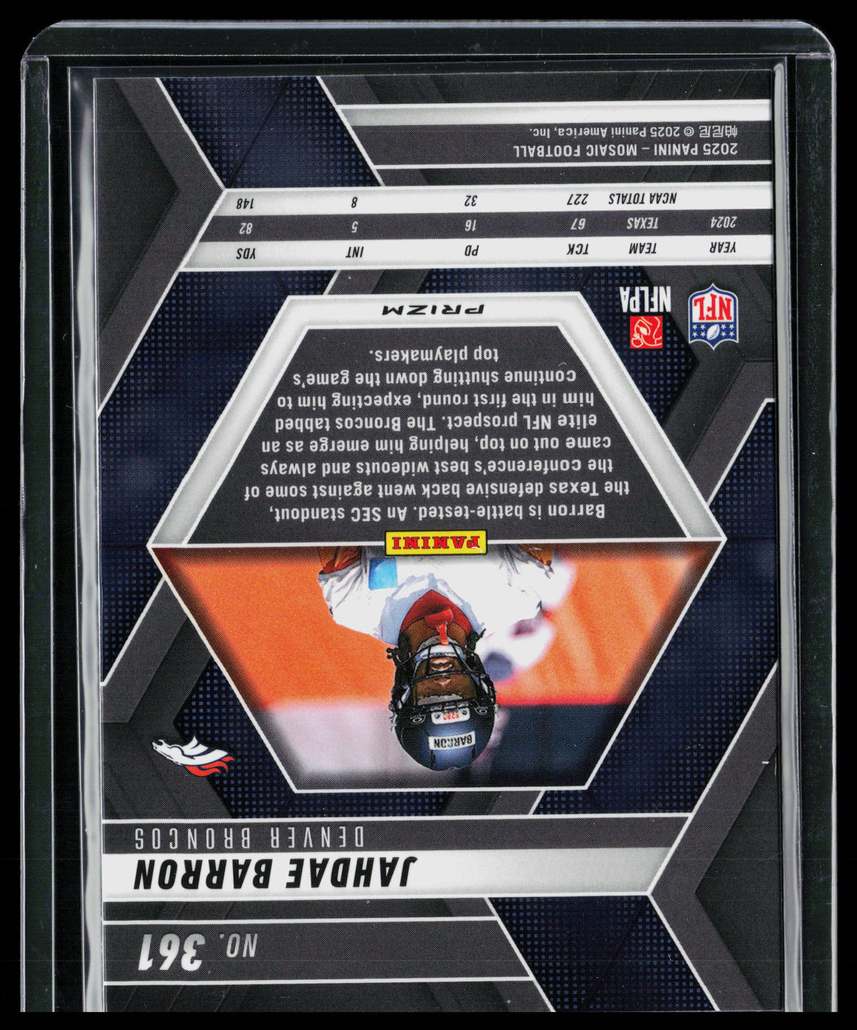 2025 Panini Mosaic Jahdae Barron #361 RC