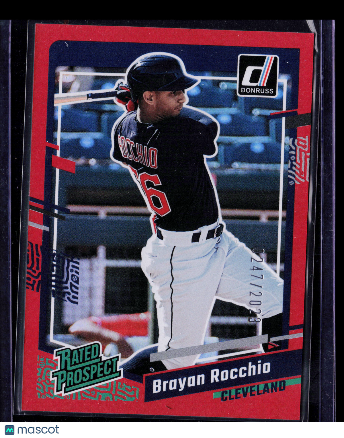 2023 Panini Donruss Brayan Rocchio #70 Red 247/2023