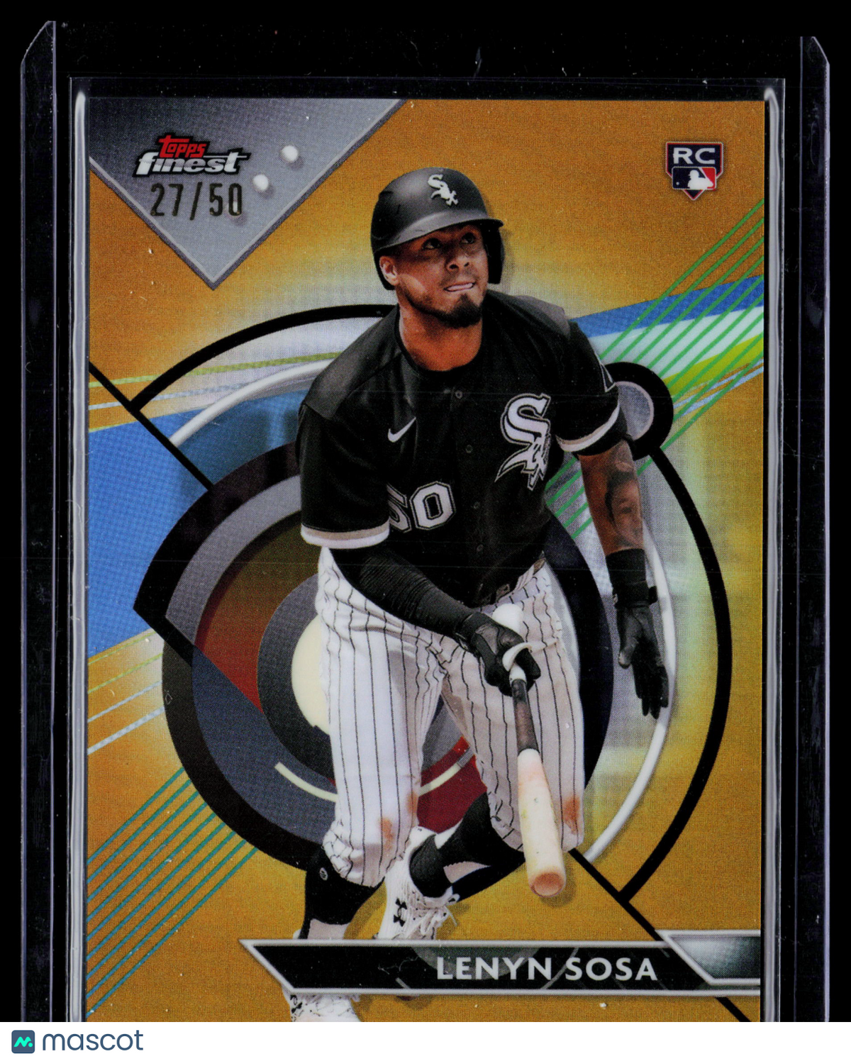 2023 Topps Finest Lenyn Sosa #49 Gold Refractor RC 27/50