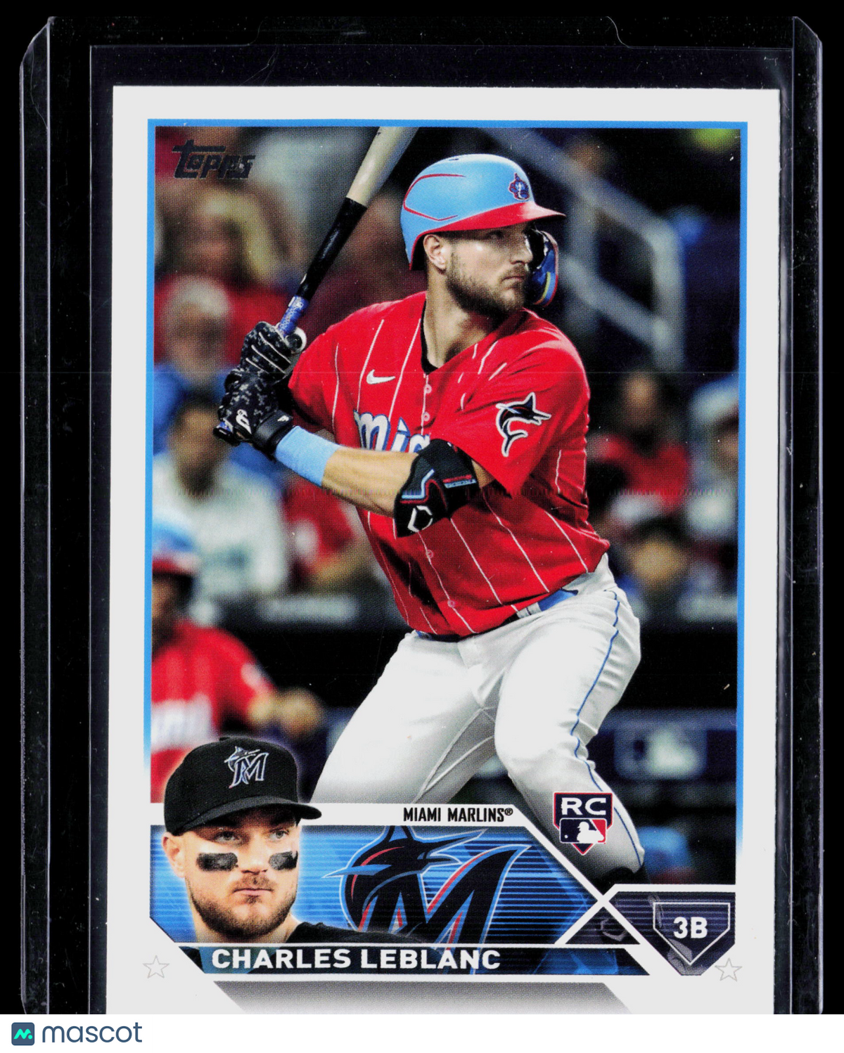 2023 Topps Series Two Charles Leblanc #446 Blue RC