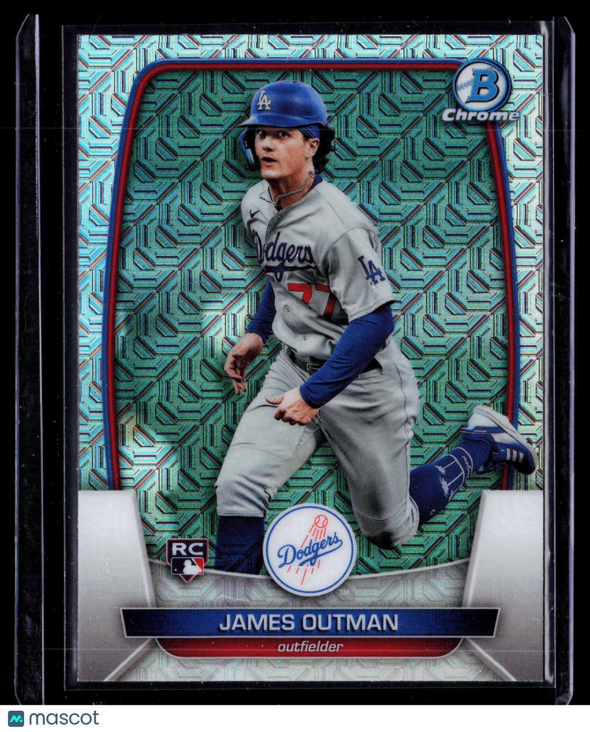 2023 Bowman Chrome Mega Box James Outman #13 Mojo Refractor RC
