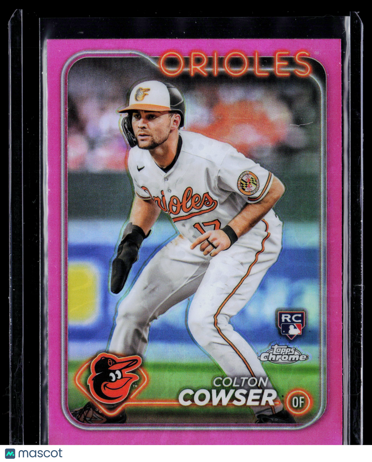 2024 Topps Chrome Colton Cowser #278 Pink Refractor RC